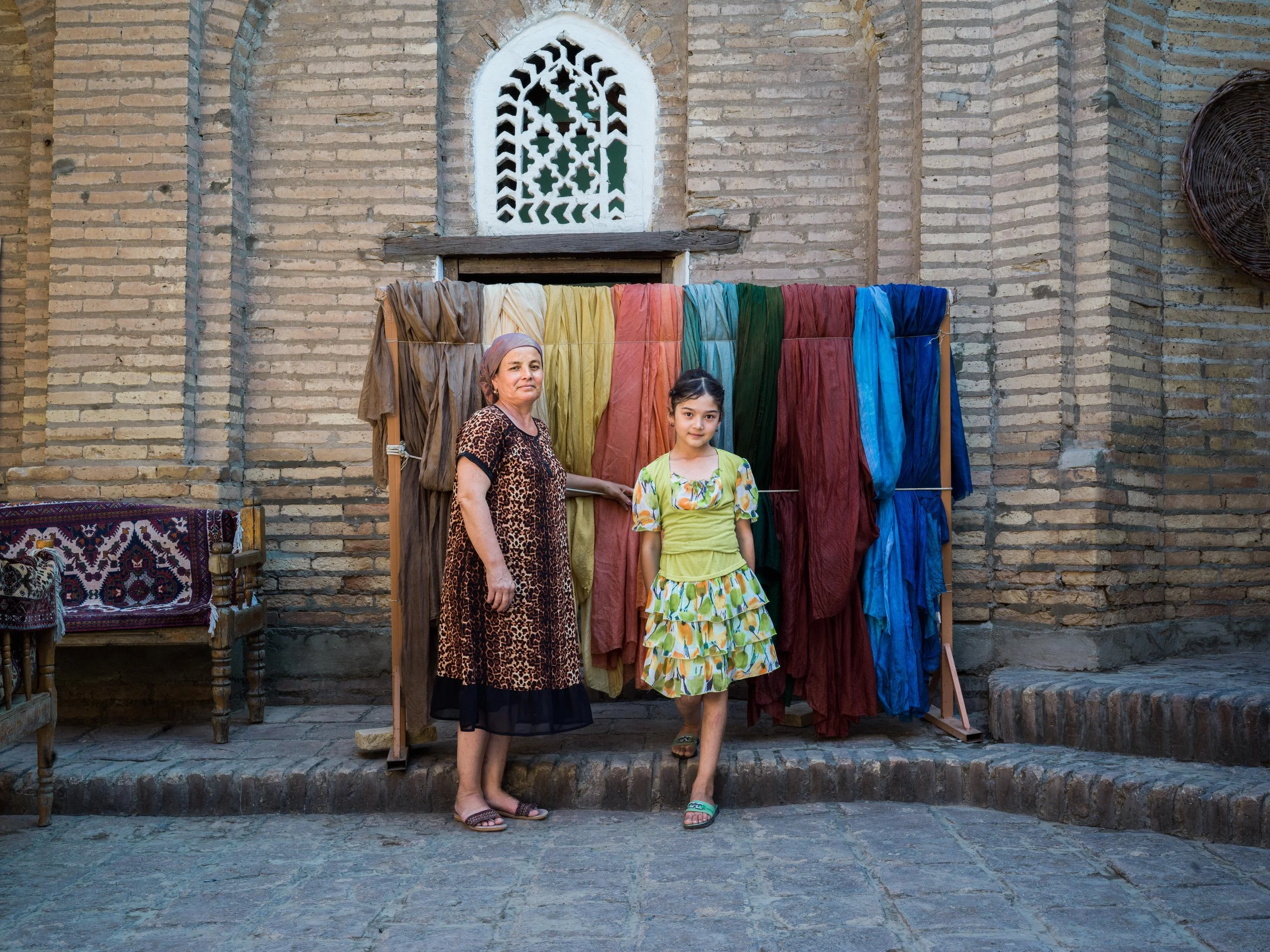 Weavers of Uzbekistan, found in Khiva