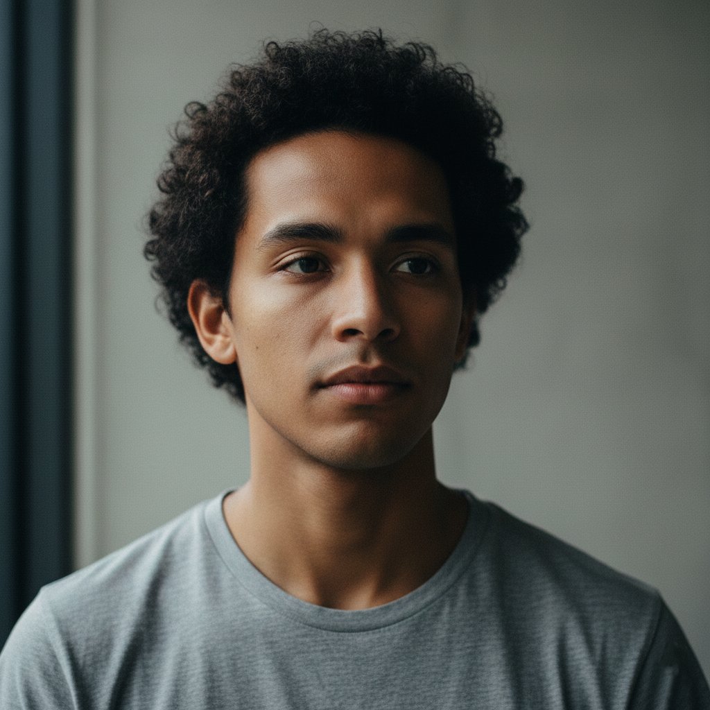 ritratto di ragazzo di colore