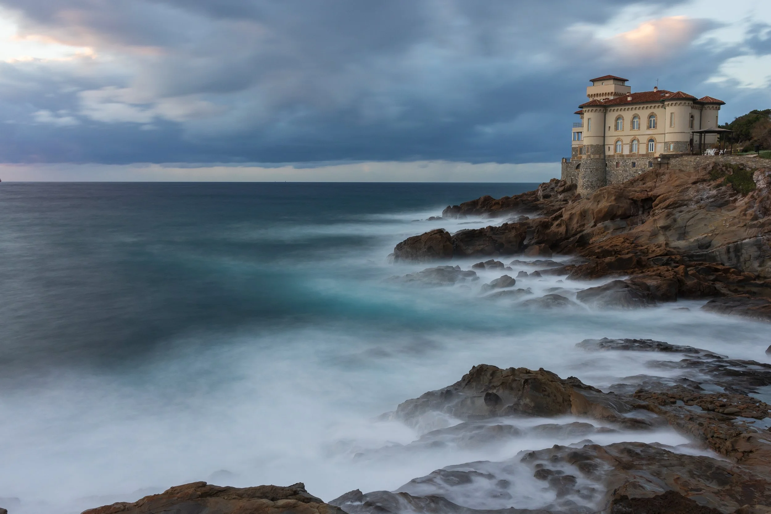 fotografia di paesaggio di Castel Boccale a Livorno.