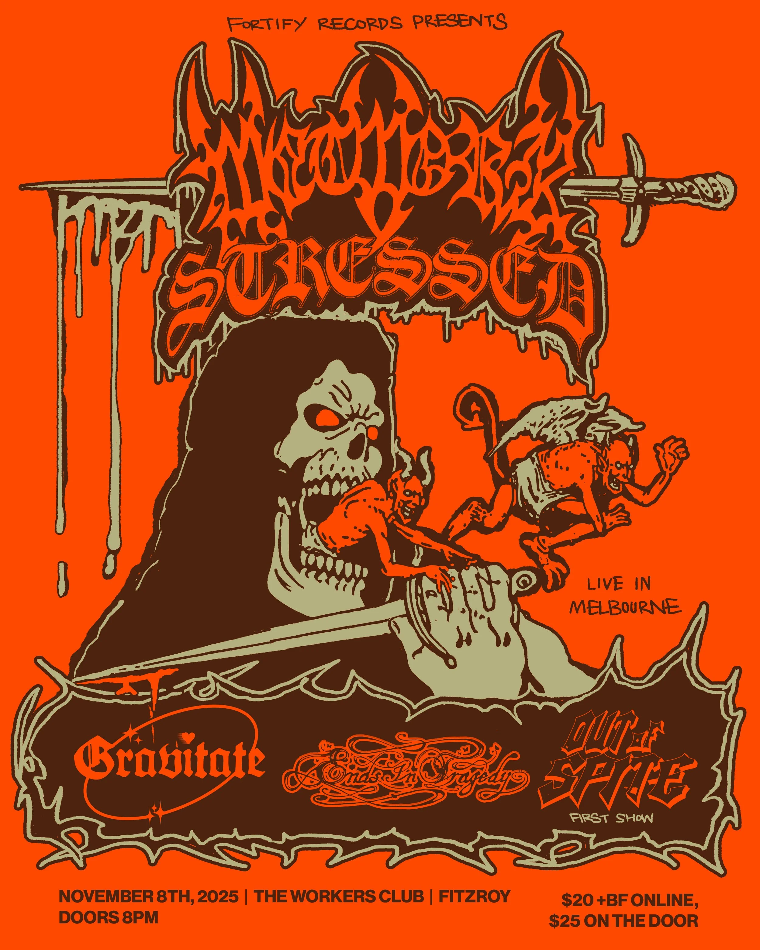 wetwork/stressed melb