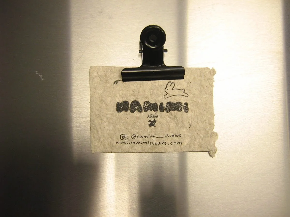 aaand i finally have a website!! 

namimi is comprised of two elements i keep close in making; &ldquo;nami&rdquo; a japanese translation of: wave, in which forms the elusive shapes i make taken through the nature of time. i chose &ldquo;mimi&rdquo; t