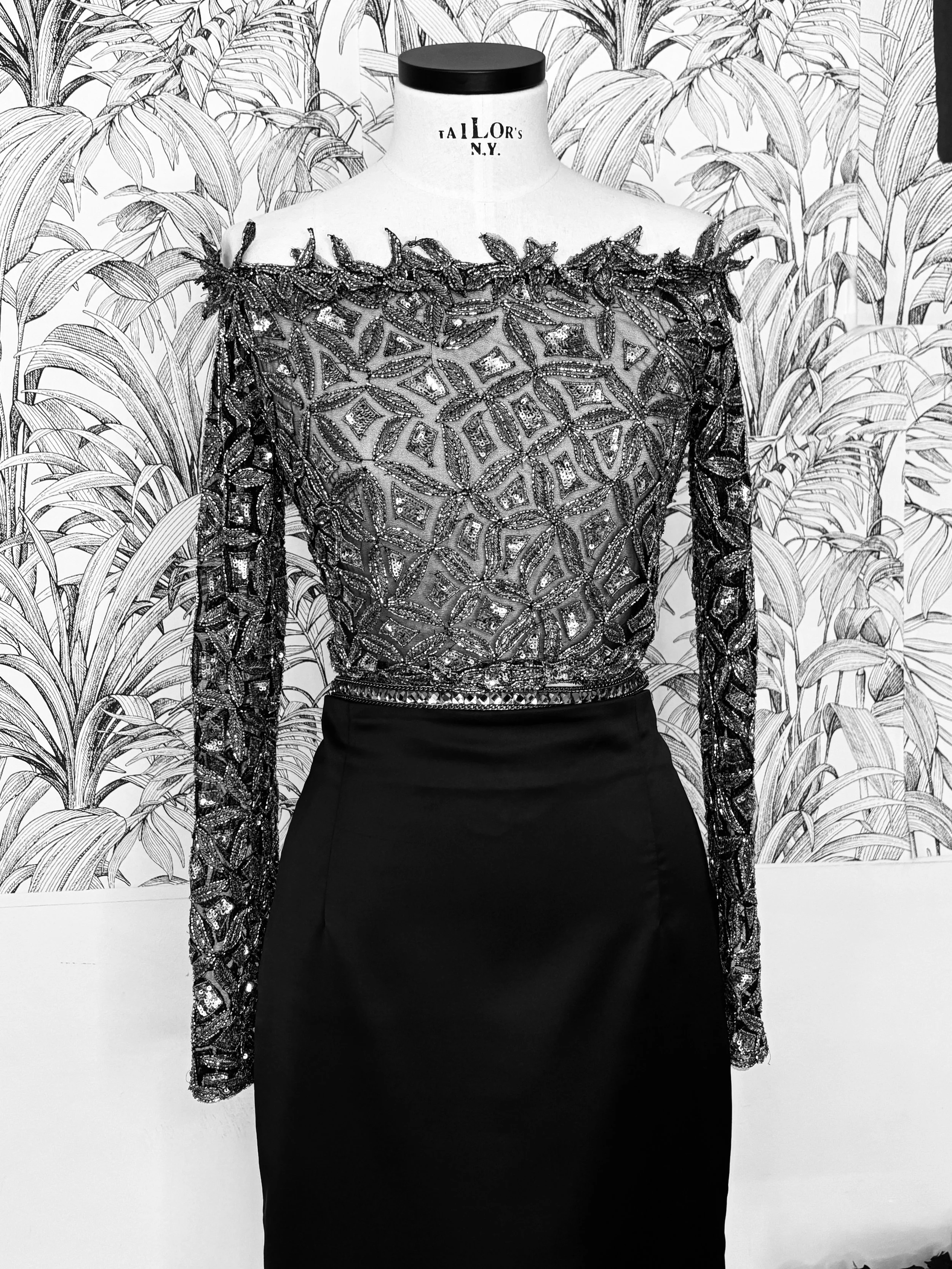 Exclusive evening top