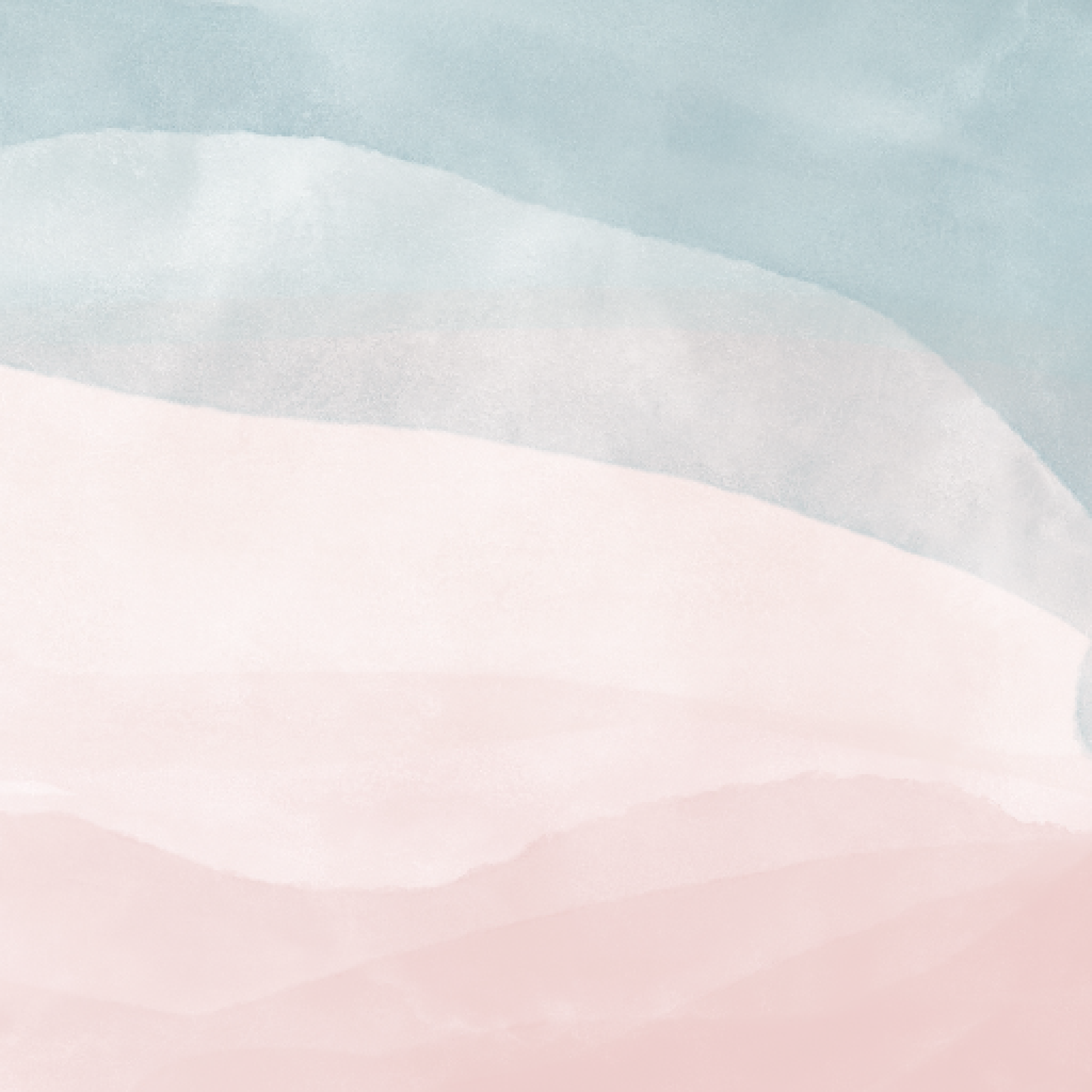 Abstract watercolor painting with soft pastel shades of blue, pink, and white blending smoothly.