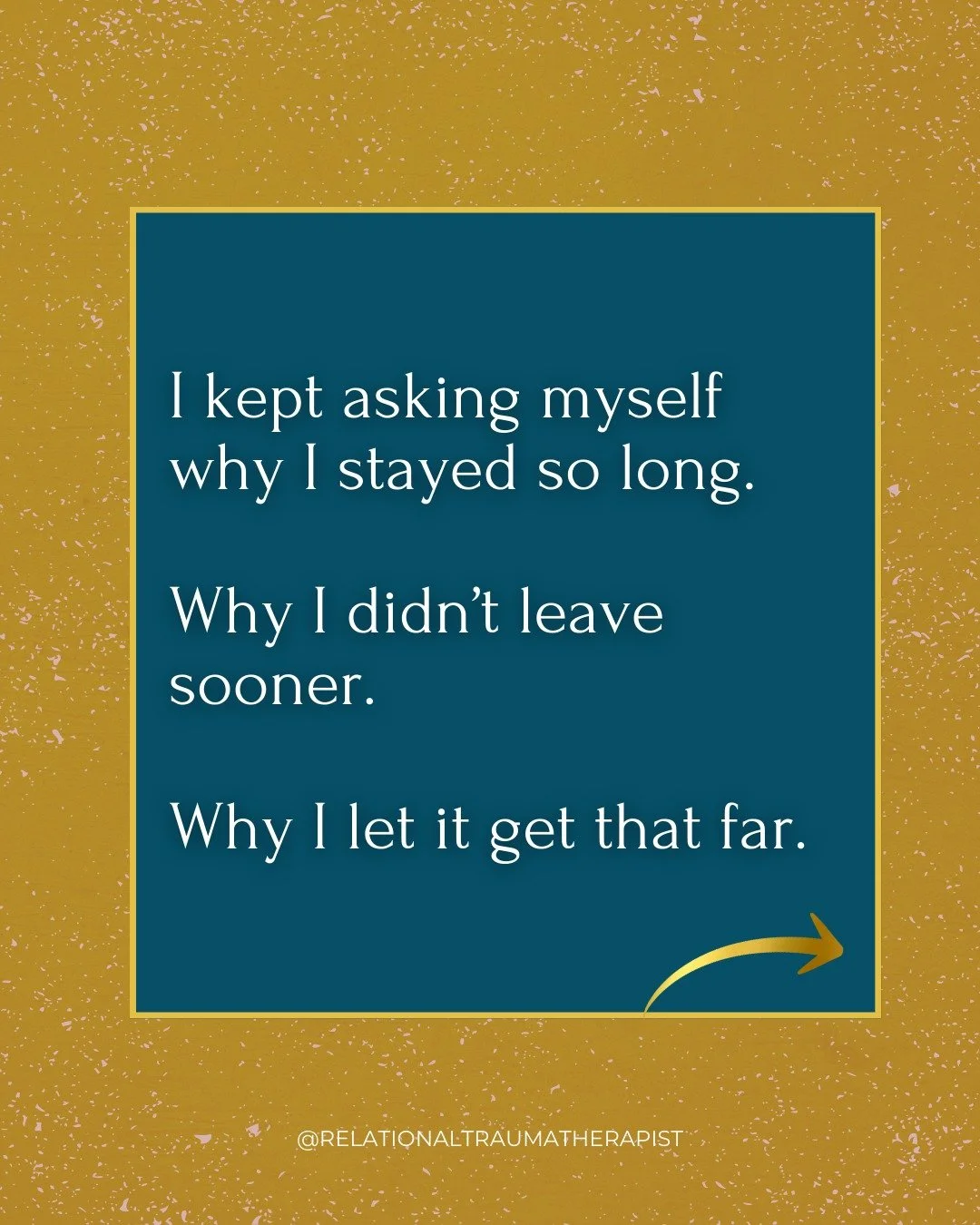 When we talk about survival, we tend to focus on escape.
But staying was survival, too.

And if no one told you that before, I want you to hear it now.

The version of you who stayed wasn&rsquo;t broken or foolish.
They were doing what they had to do