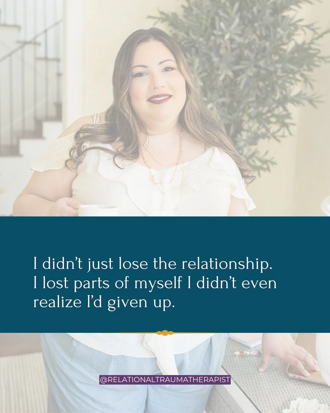 No one prepares you for the part of healing that feels like an identity crisis.

Because when you&rsquo;ve been enmeshed or emotionally controlled for so long,
you don&rsquo;t just walk away from a person. You walk away from a version of yourself tha