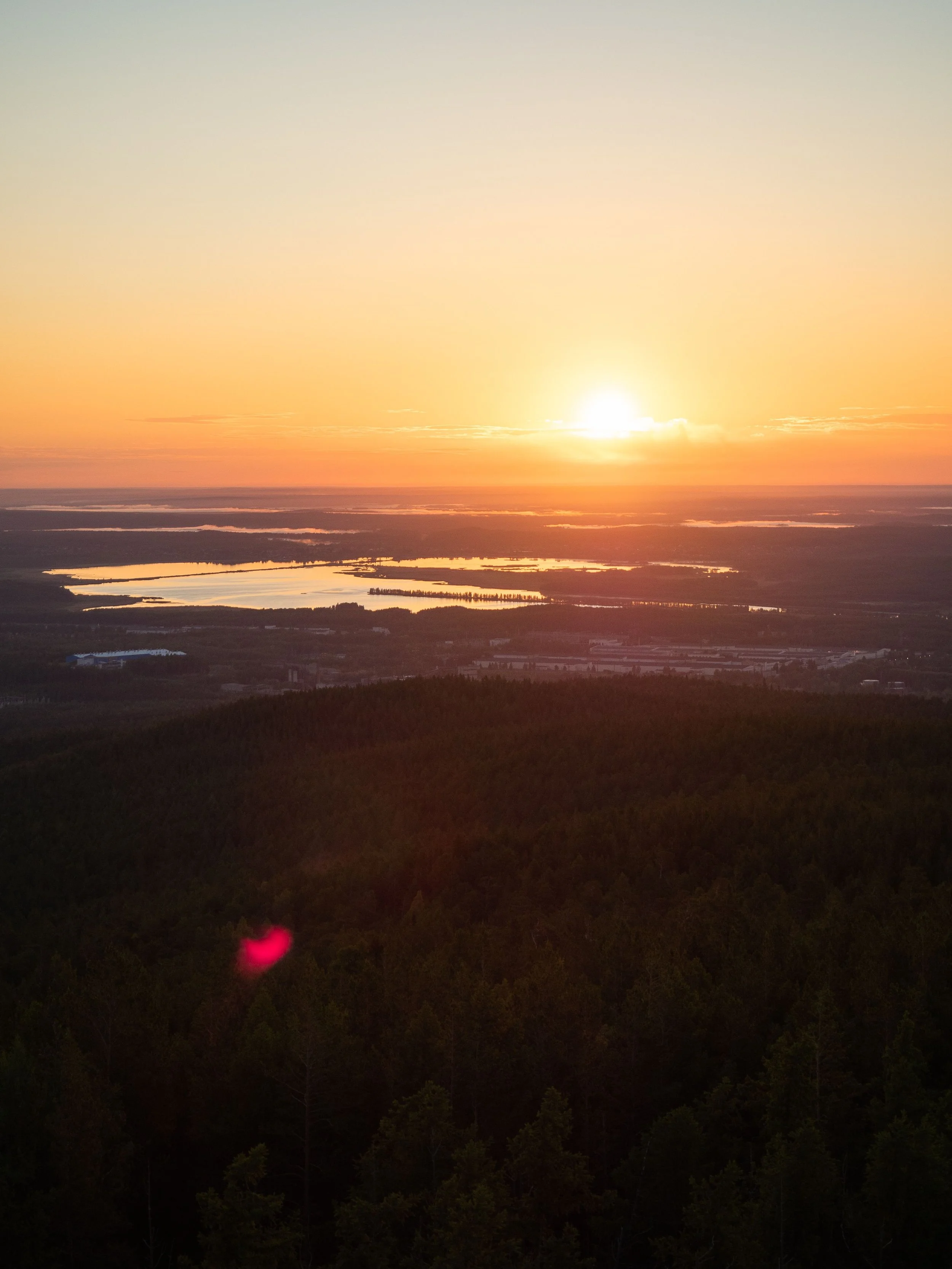 Golden sunrise over a forest landscape, symbolizing healing after relational trauma, nervous system recovery, emotional safety, and hope.