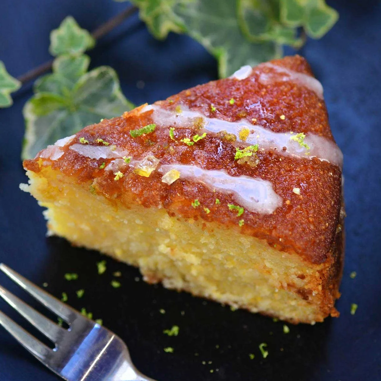 Yuzu & Lime Polenta Cake