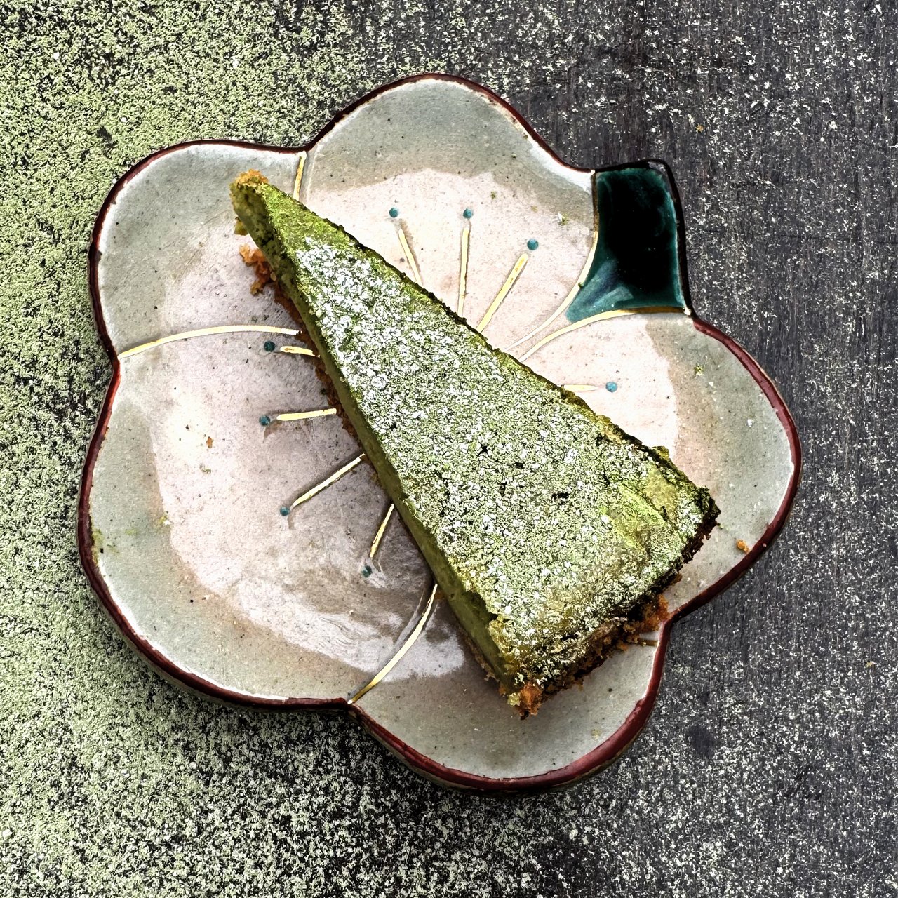 Matcha Baked Cheesecake