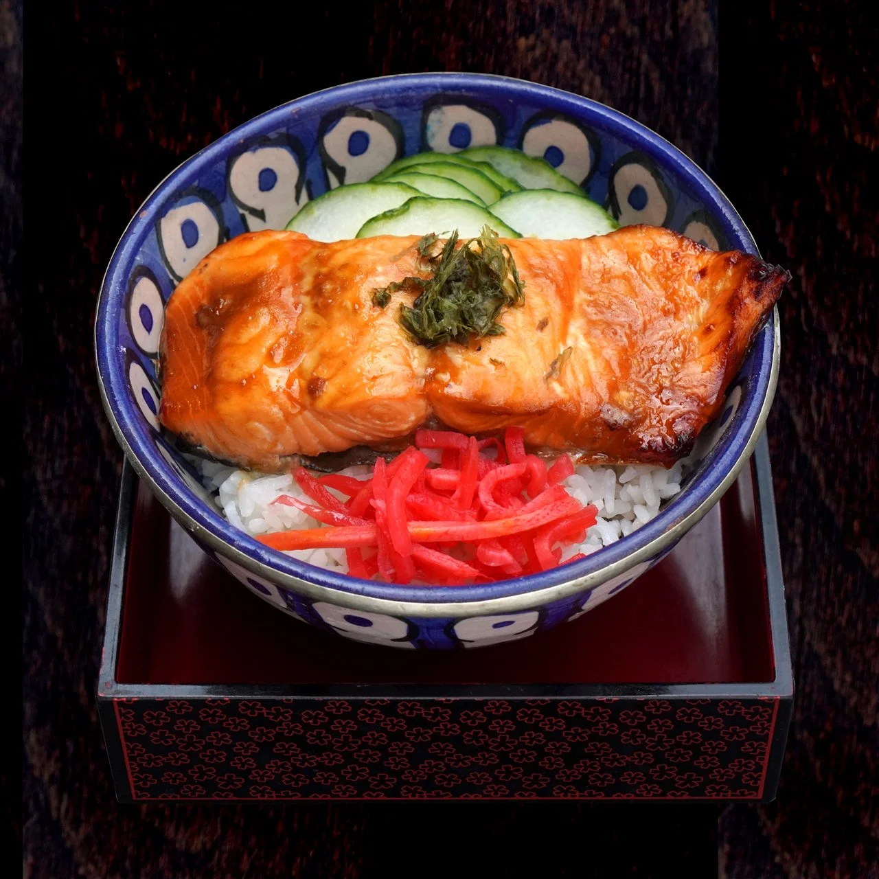 Salmon Teriyaki Don