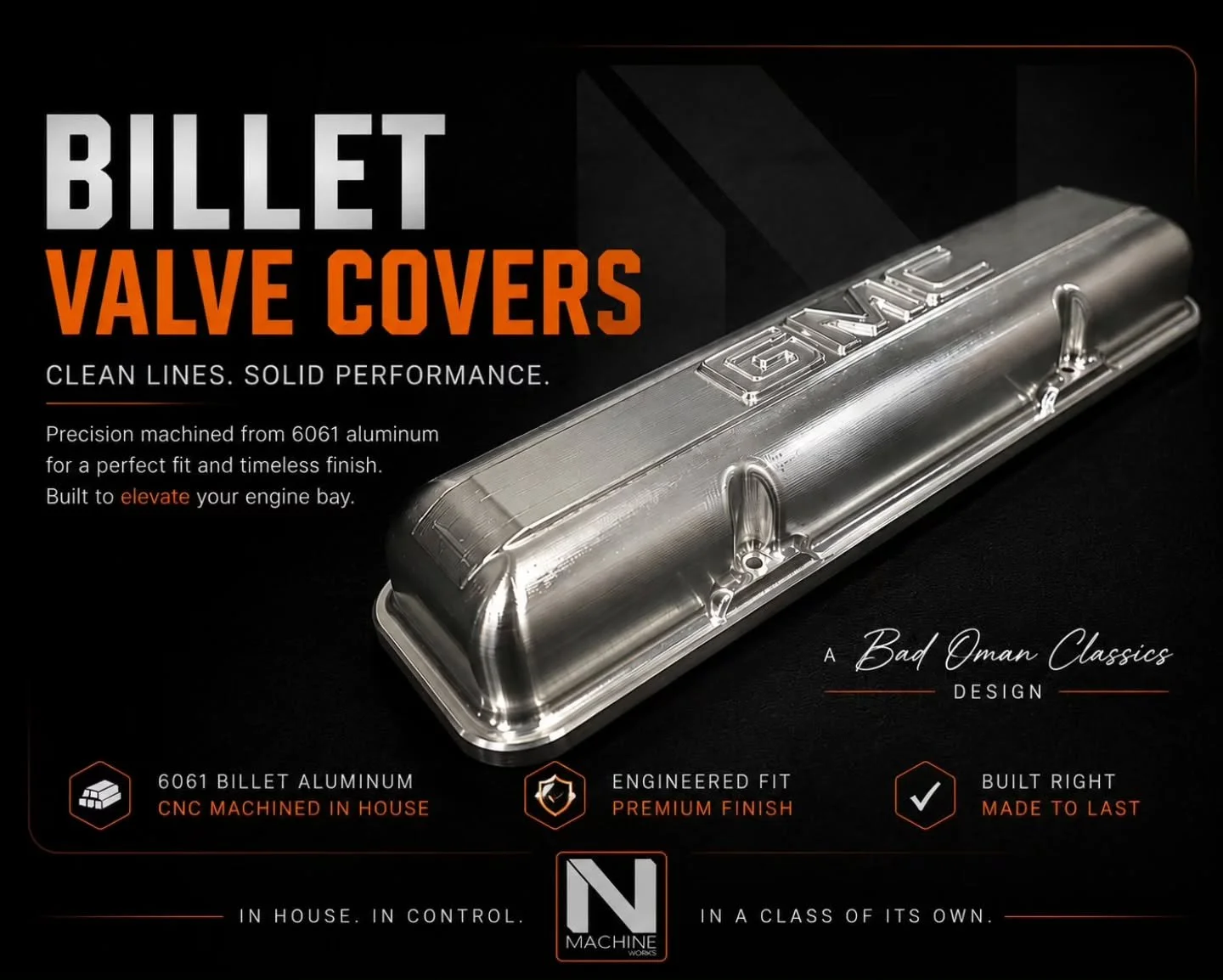 ⚡️If you are looking to stand out from the crowd, pop that hood and slap on a set of Billet Valve Covers. These are precision machined from 6061 Billet Aluminum. These will not twist or deflect as you tighten them down. 

If you wanna run These on yo