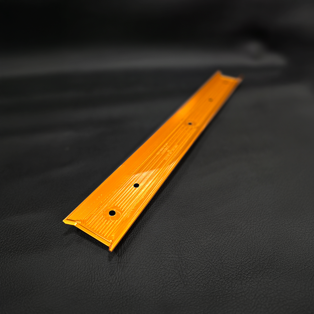 1973–1980 GM hood crease repair brace, CNC aluminum prevents folding