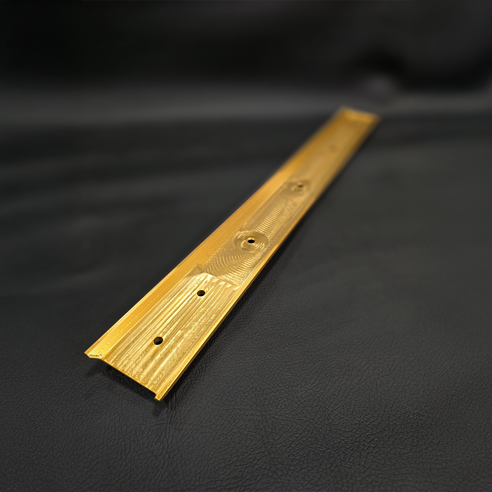 1973–1980 GM hood crease repair brace, CNC aluminum prevents folding