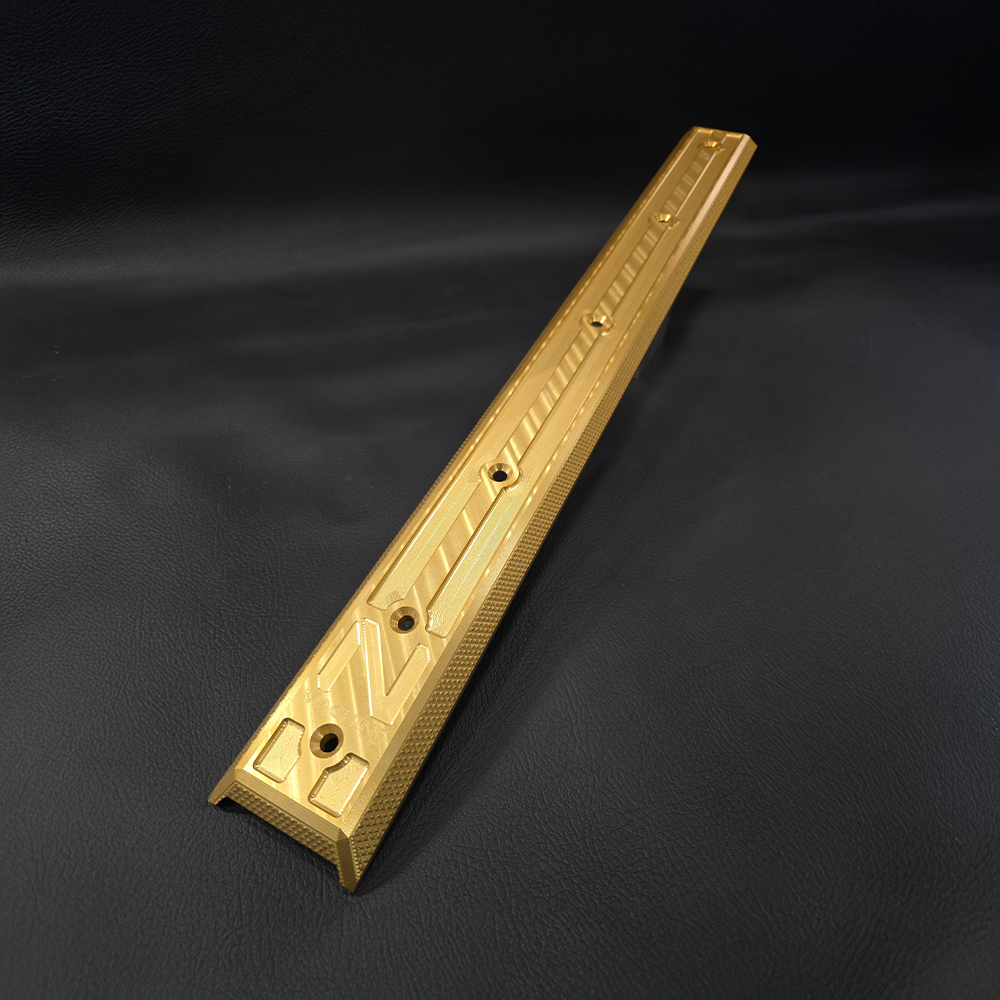 1973–1980 GM hood crease repair brace, CNC aluminum prevents folding