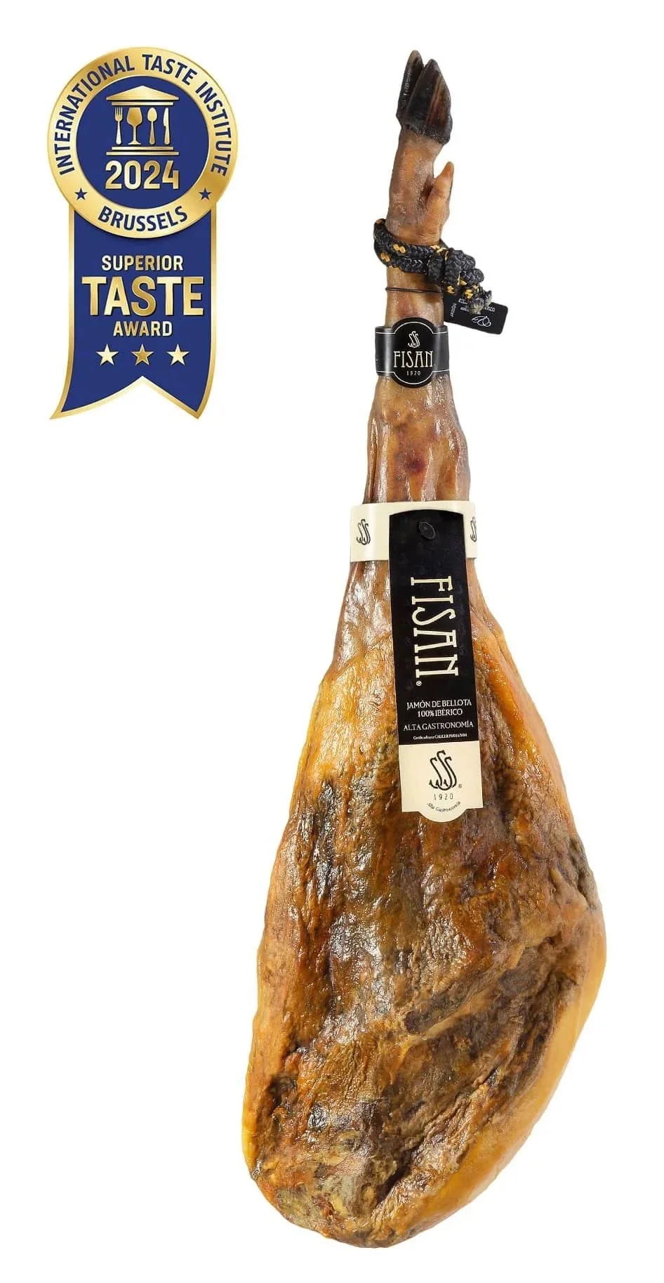 Jamón Ibérico 100% de Bellota – Etiqueta Negra – 8 kg promedio