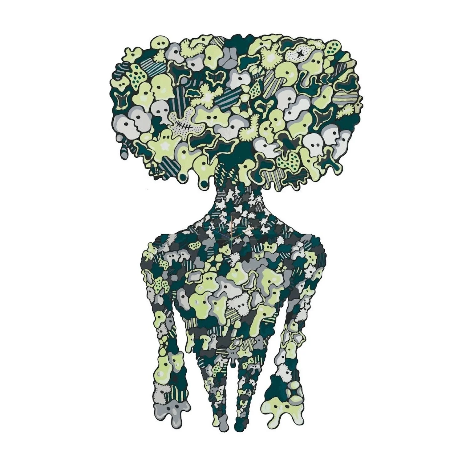 『森の精霊』着色イメージ