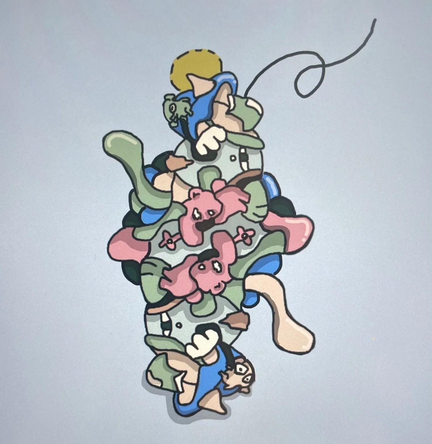 BAKUU.06 -とある日に見た７つのアイテムを組み合わせたキャラクター案