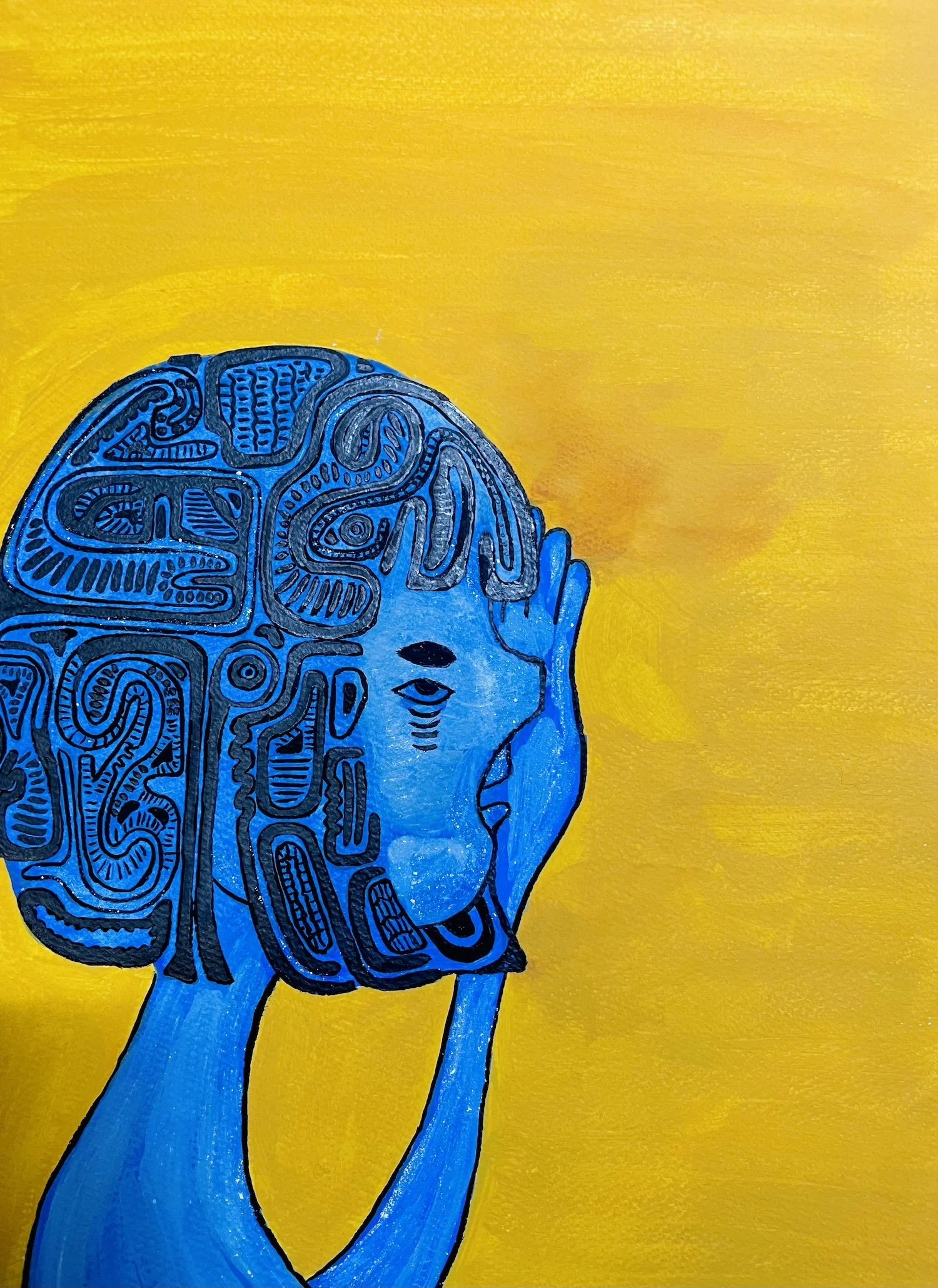 『縄文人との交信』左 完成版