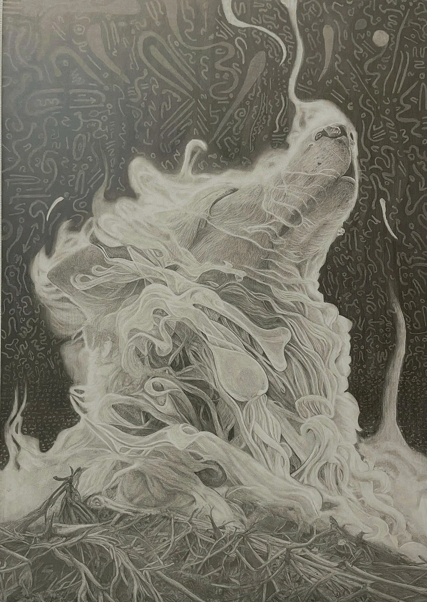 『ウルフの森』 完成版 二科展2025入選作品