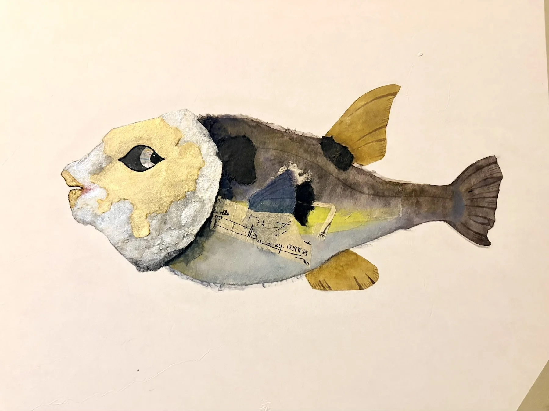 FACADE_百海百魚_継ぎ紙_コラージュ