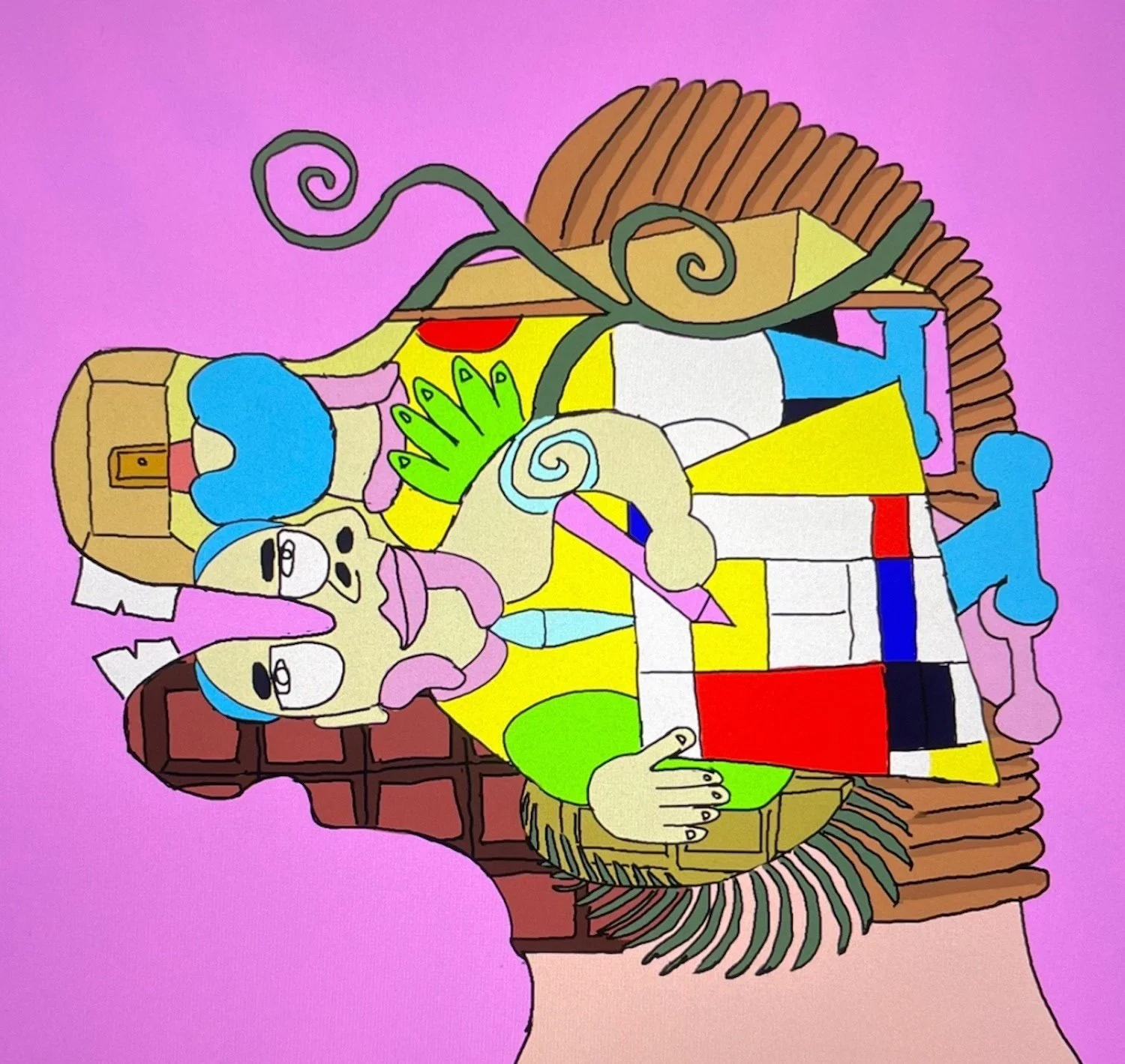 BAKUU.03 -とある日に見た７つのアイテムを組み合わせたキャラクター案