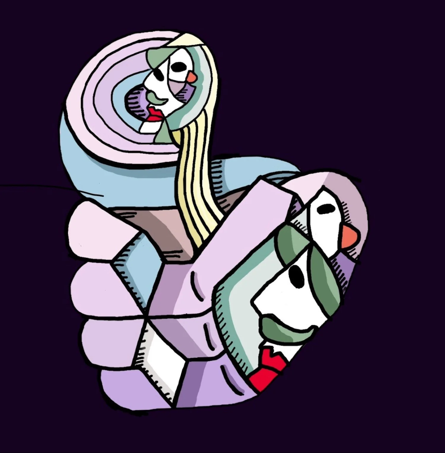 BAKUU.09 -とある日に見た７つのアイテムを組み合わせたキャラクター案