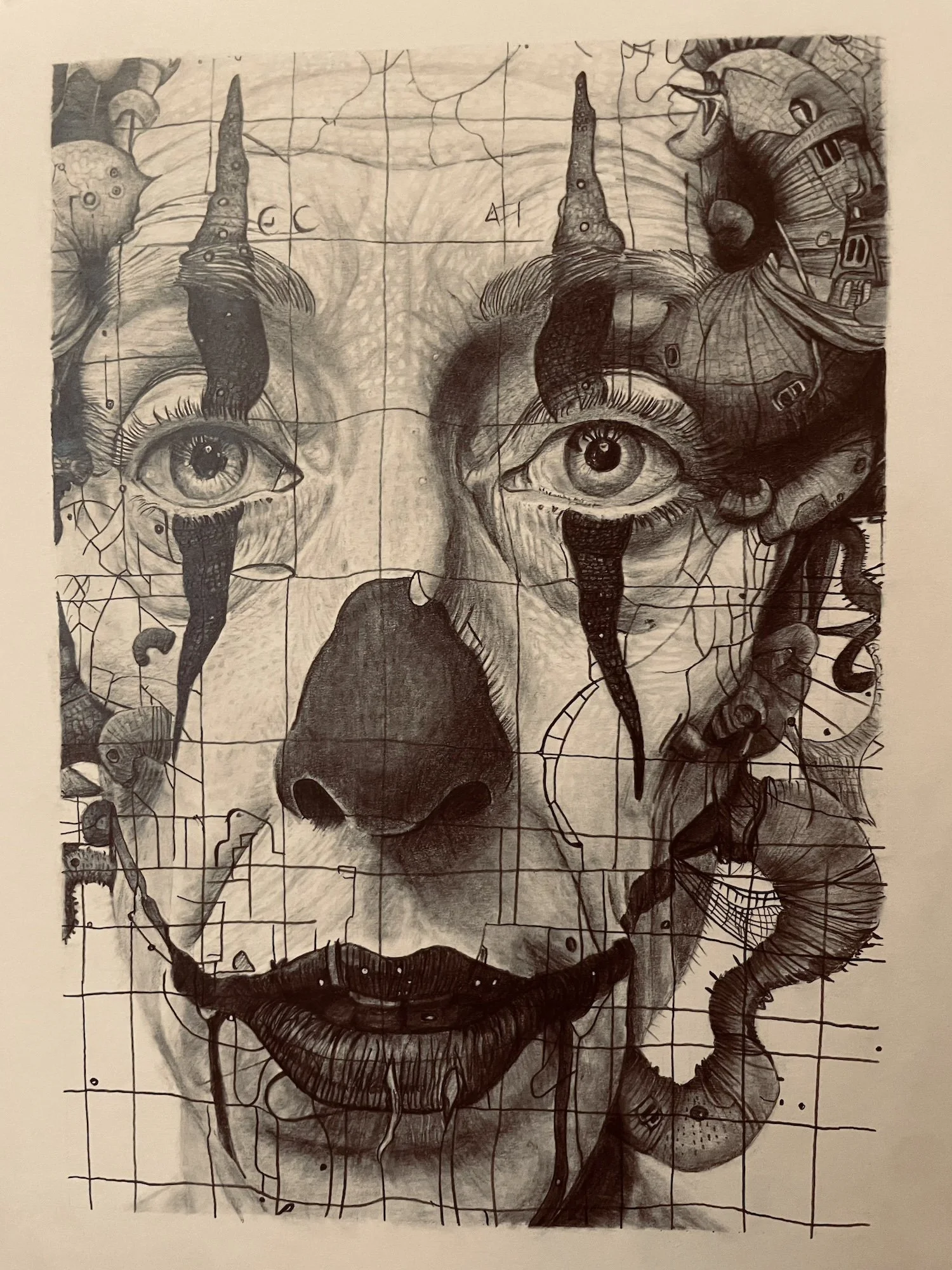 『ピエロ』ドローイング