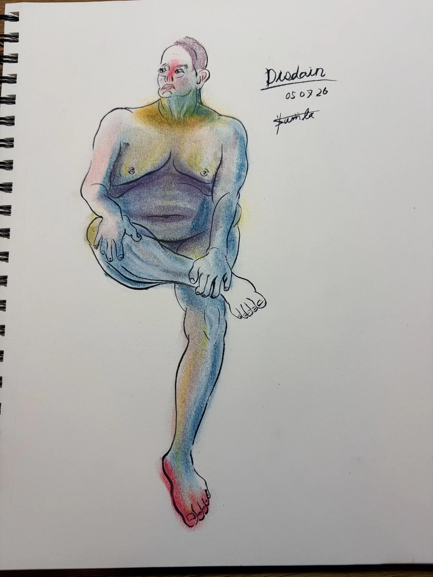 Disdain_Human Drawing