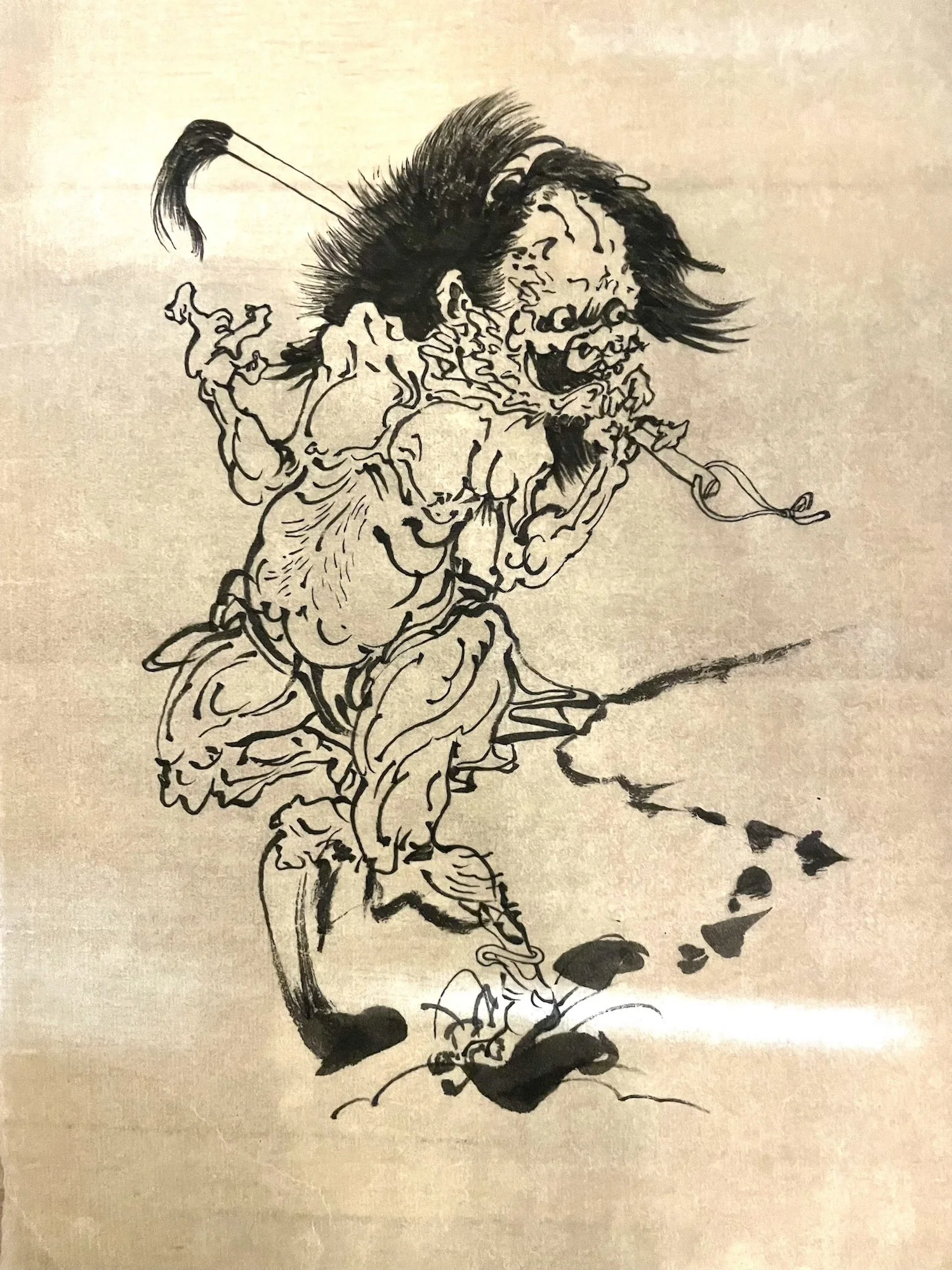 筆線画き模写_ 古典日本画より