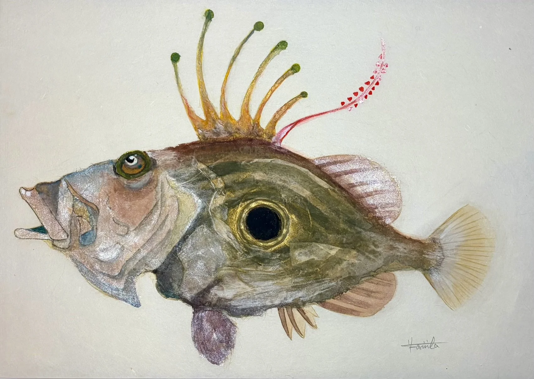VESTIGE_継ぎ紙_コラージュ_百海百魚