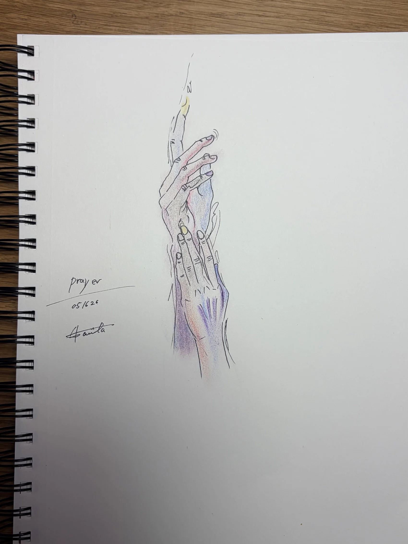 Prayer_Hand Drawing