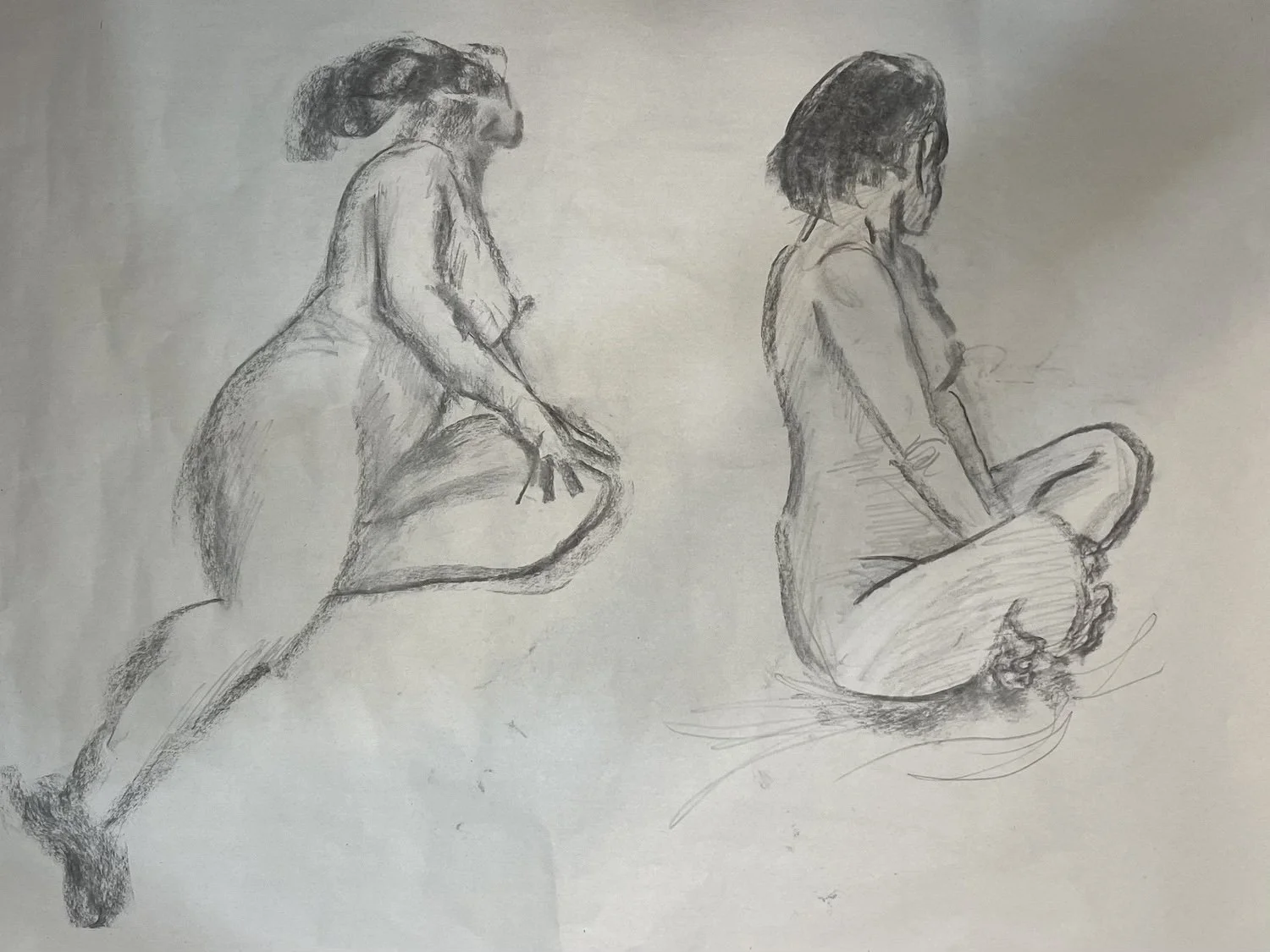 ヌードデッサン　ドローイング