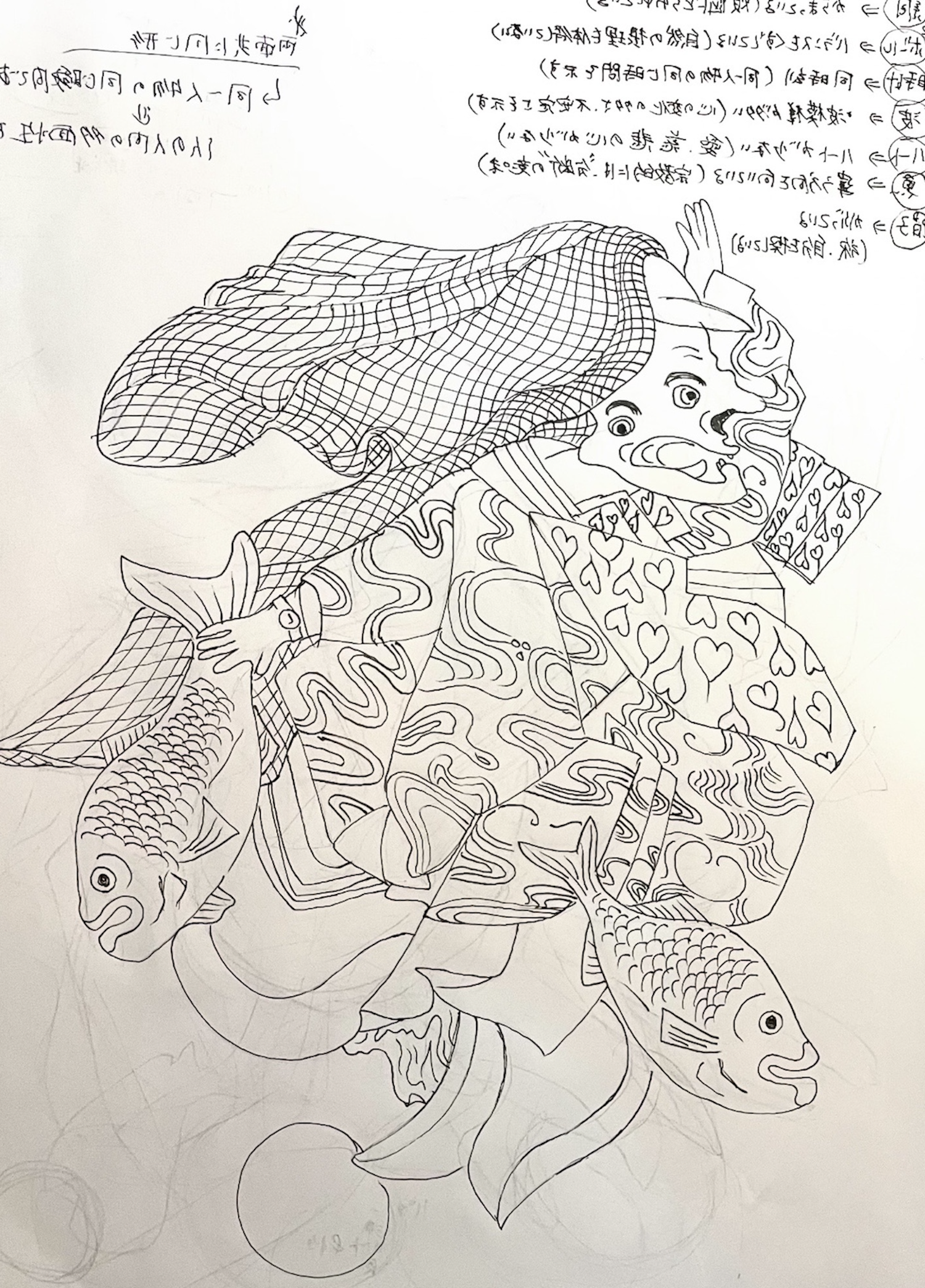 『福の神と貧乏神』貧乏神 キャラクター草案