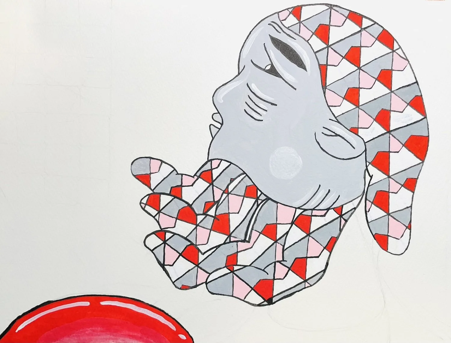 『大道芸』ポップアート　アイディア