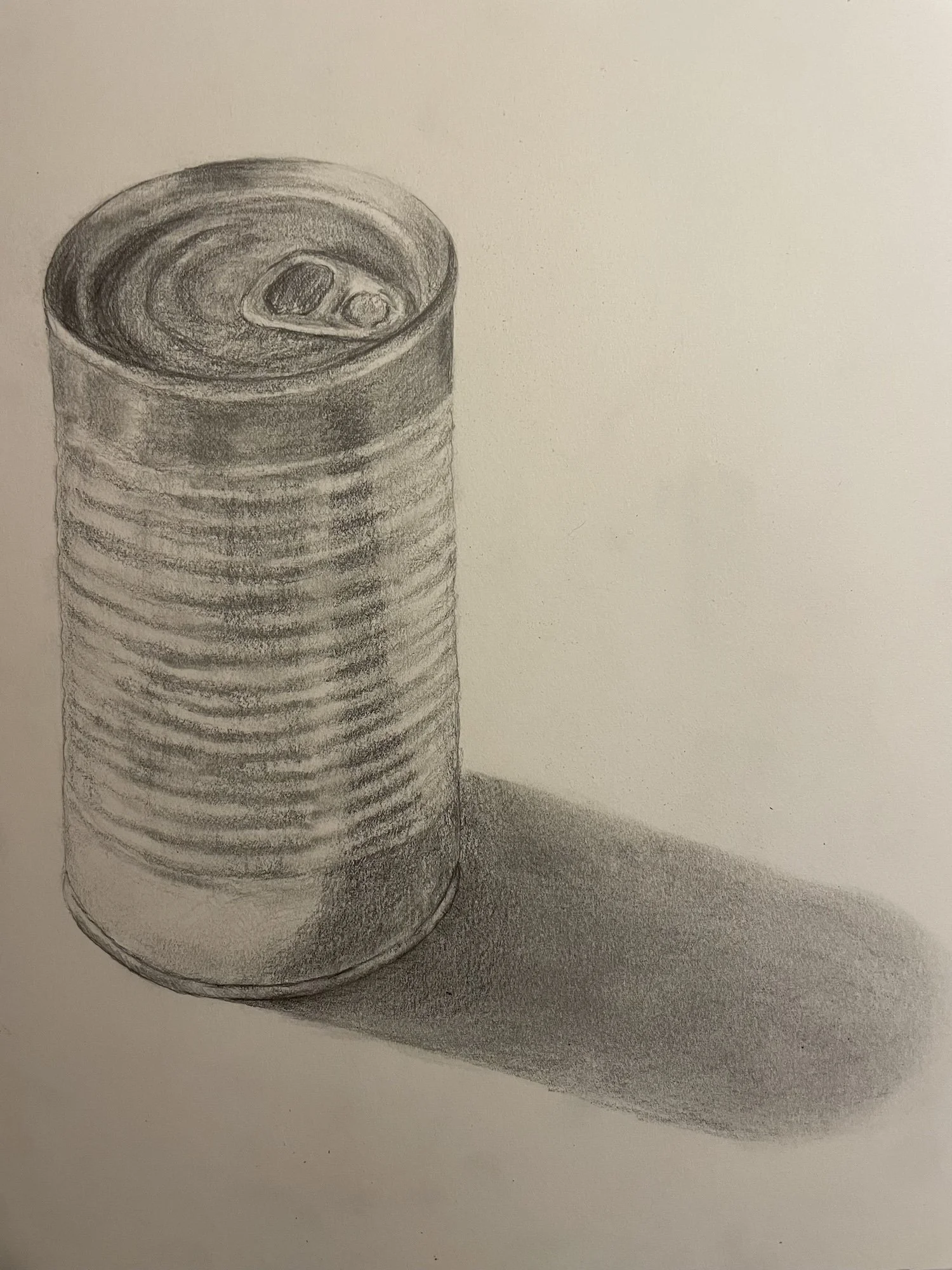 みかんの缶詰　デッサン　ドローイング