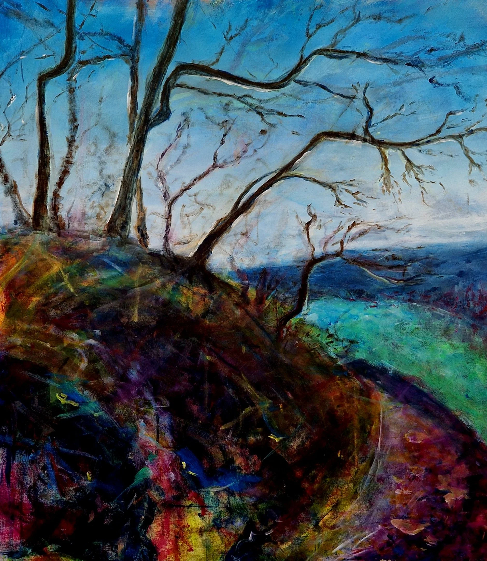 Fairy, 
Acrylic on canvas, 100 x 80 cm