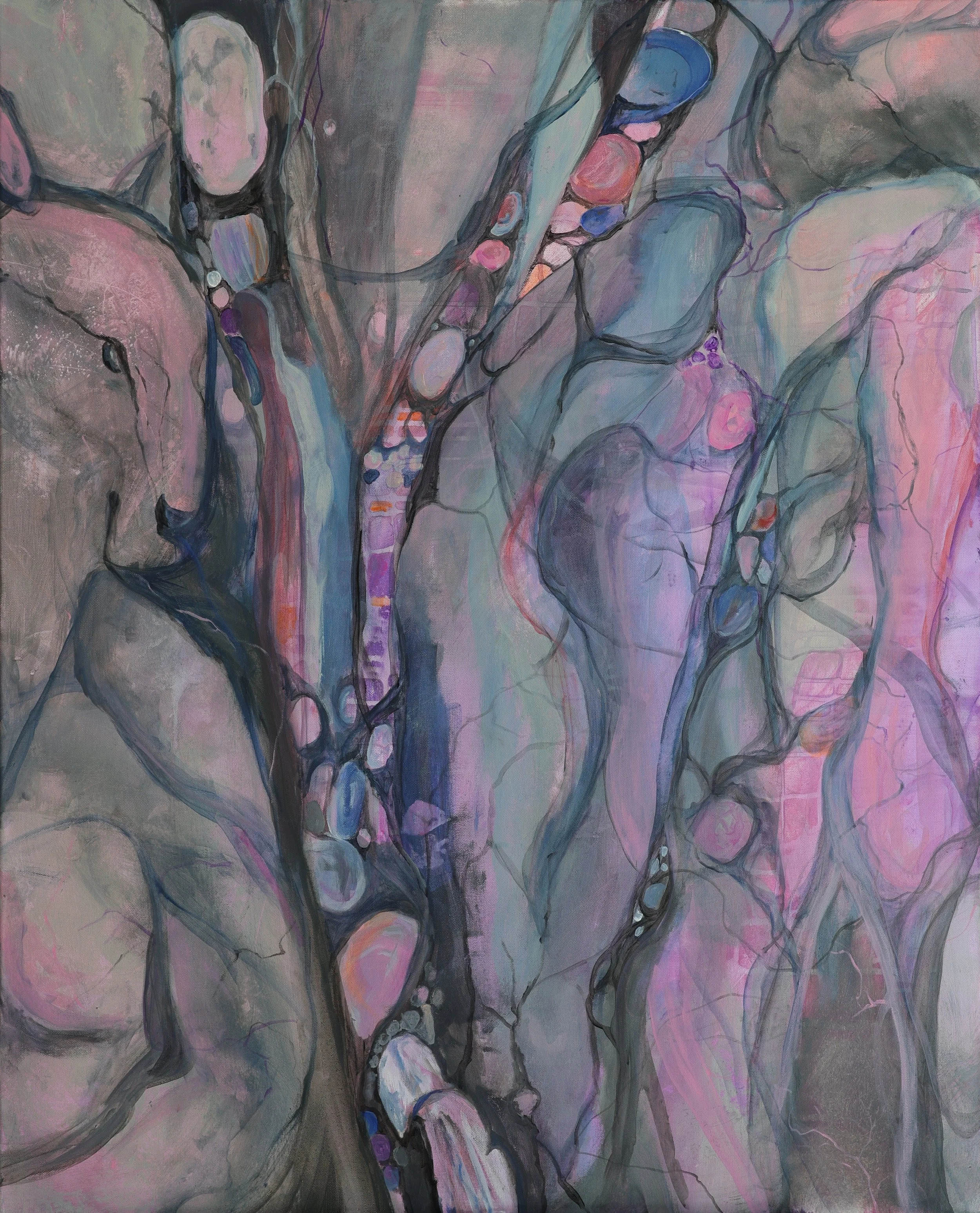 Metamorphosis,
Acrylic on canvas, 100 x 80 cm