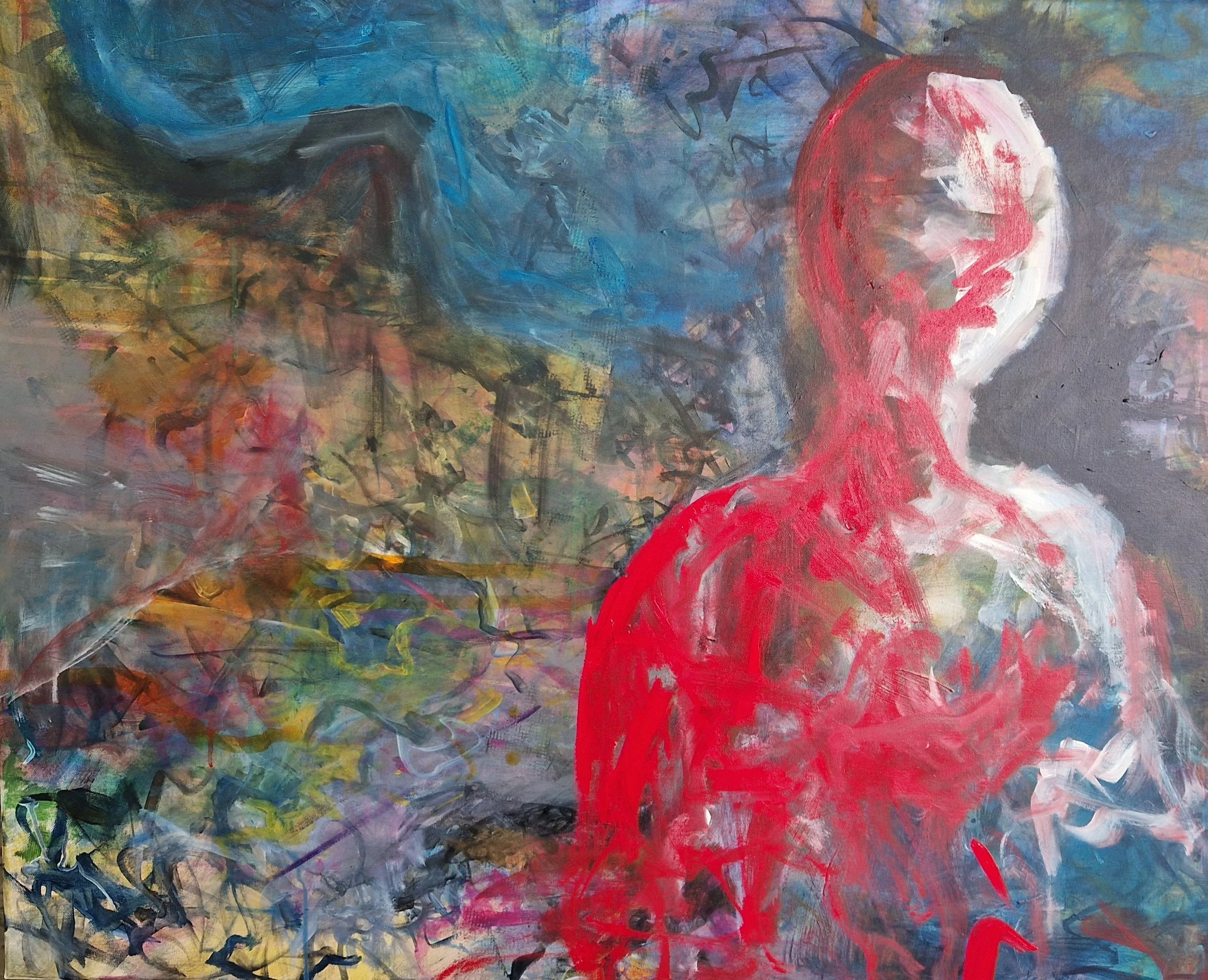 Don't Be, 
Acrylic on canvas, 80 x 100 cm