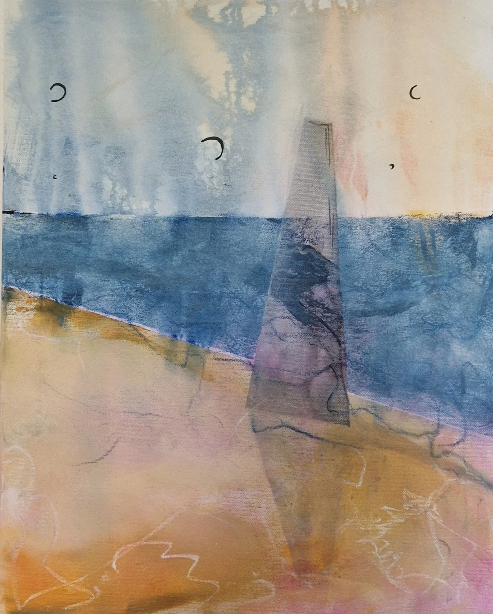 Him II, 
Acrylic on canvas, 50 x 40 cm