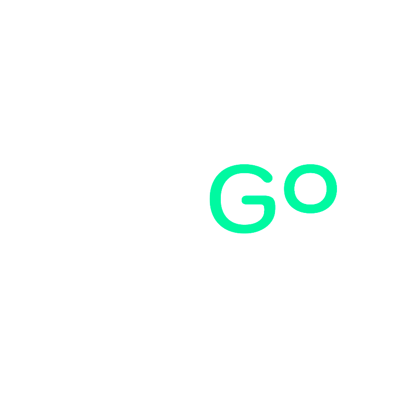Logo with the text "powered by iCliGO RNAVT 3301" on a teal background.