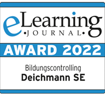 E-Learning-Journal Preis 2022 für Deichmann SE im Bildungscontrolling