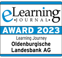 E-Learning-Auszeichnung für die Oldenburgische Landesbank AG 2023