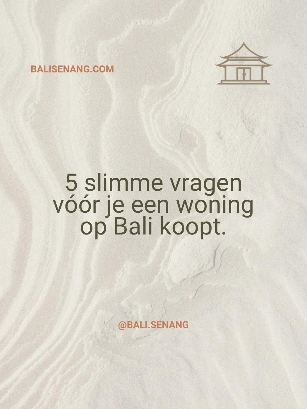 𝗗𝗲 𝗺𝗲𝗲𝘀𝘁𝗲 𝗳𝗼𝘂𝘁𝗲𝗻 𝗯𝗶𝗷 𝗵𝗲𝘁 𝗸𝗼𝗽𝗲𝗻 𝘃𝗮𝗻 𝘃𝗮𝘀𝘁𝗴𝗼𝗲𝗱 𝗼𝗽 𝗕𝗮𝗹𝗶
𝗯𝗲𝗴𝗶𝗻𝗻𝗲𝗻 𝗻𝗶𝗲𝘁 𝗯𝗶𝗷 𝗱𝗲 𝗮𝗮𝗻𝗸𝗼𝗼𝗽,
𝗺𝗮𝗮𝗿 𝗱𝗮𝗮𝗿𝘃𝗼́𝗼𝗿.

Niet bij de prijs.
Niet bij de locatie.
Maar bij het ontbreken van een du