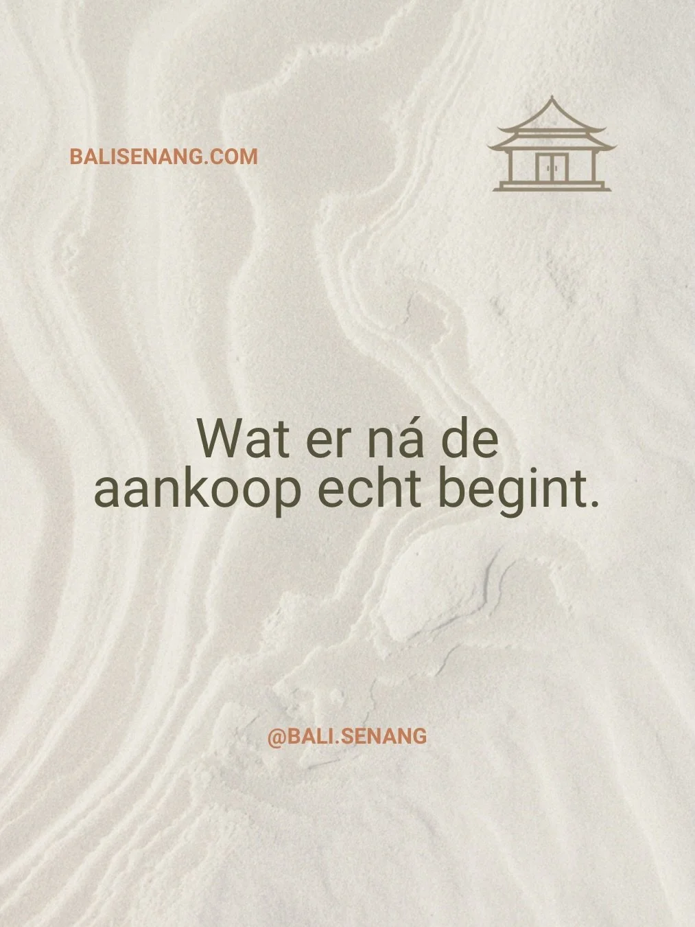 𝗛𝗲𝘁 𝗲𝗰𝗵𝘁𝗲 𝗿𝗲𝗻𝗱𝗲𝗺𝗲𝗻𝘁 𝗼𝗽 𝗕𝗮𝗹𝗶 𝗯𝗲𝗴𝗶𝗻𝘁 𝗻𝗮 𝗱𝗲 𝗮𝗮𝗻𝗸𝗼𝗼𝗽.

Veel investeerders kijken naar:
locatie, aankoopprijs en potentieel rendement.

Maar wat vaak wordt onderschat,
is wat er daarna nodig is om dat rendement ook 
