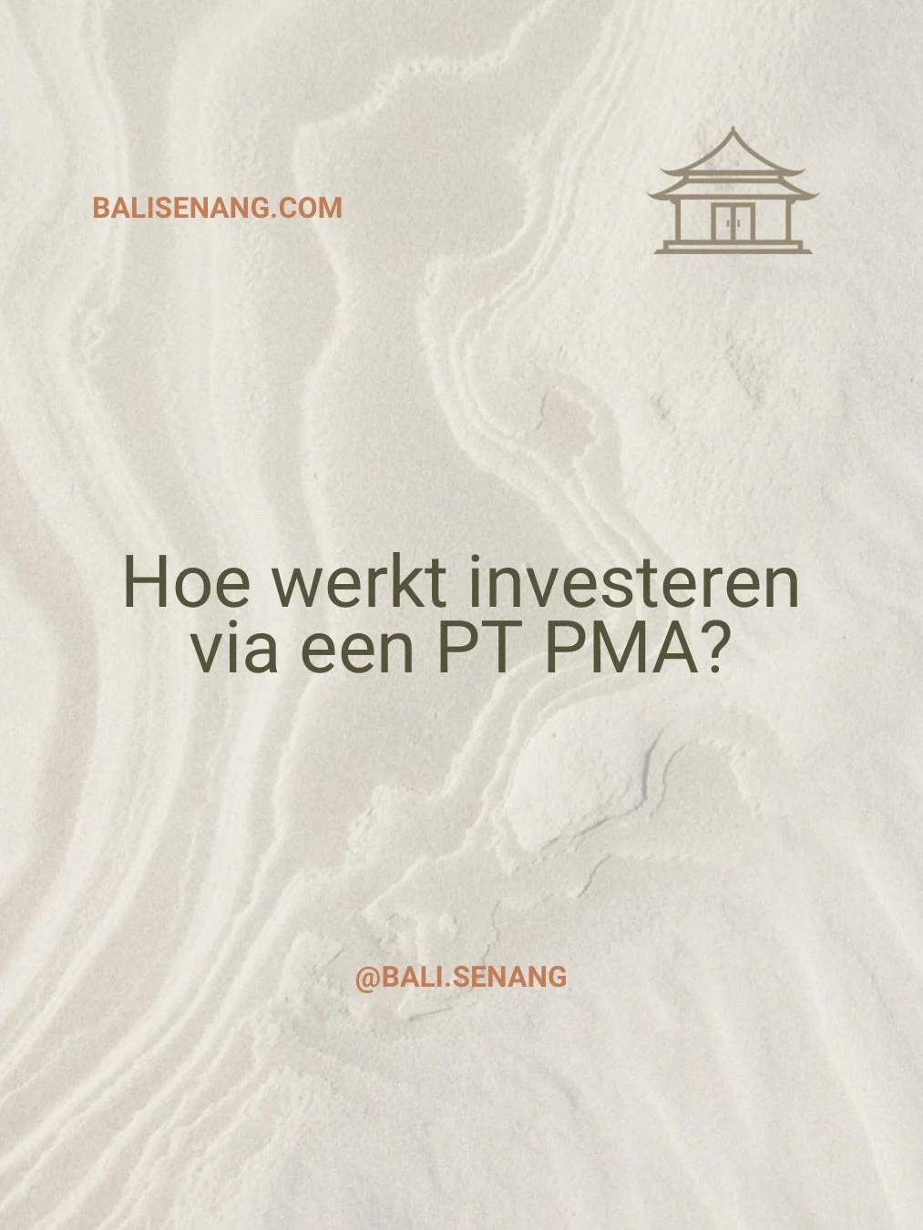 Een PT PMA wordt bij vastgoed op Bali vaak genoemd alsof het simpelweg een manier is om als buitenlander een villa te kopen. Maar zo werkt het niet.

Een PT PMA is in de eerste plaats een Indonesische onderneming met buitenlandse aandeelhouders. Dat 
