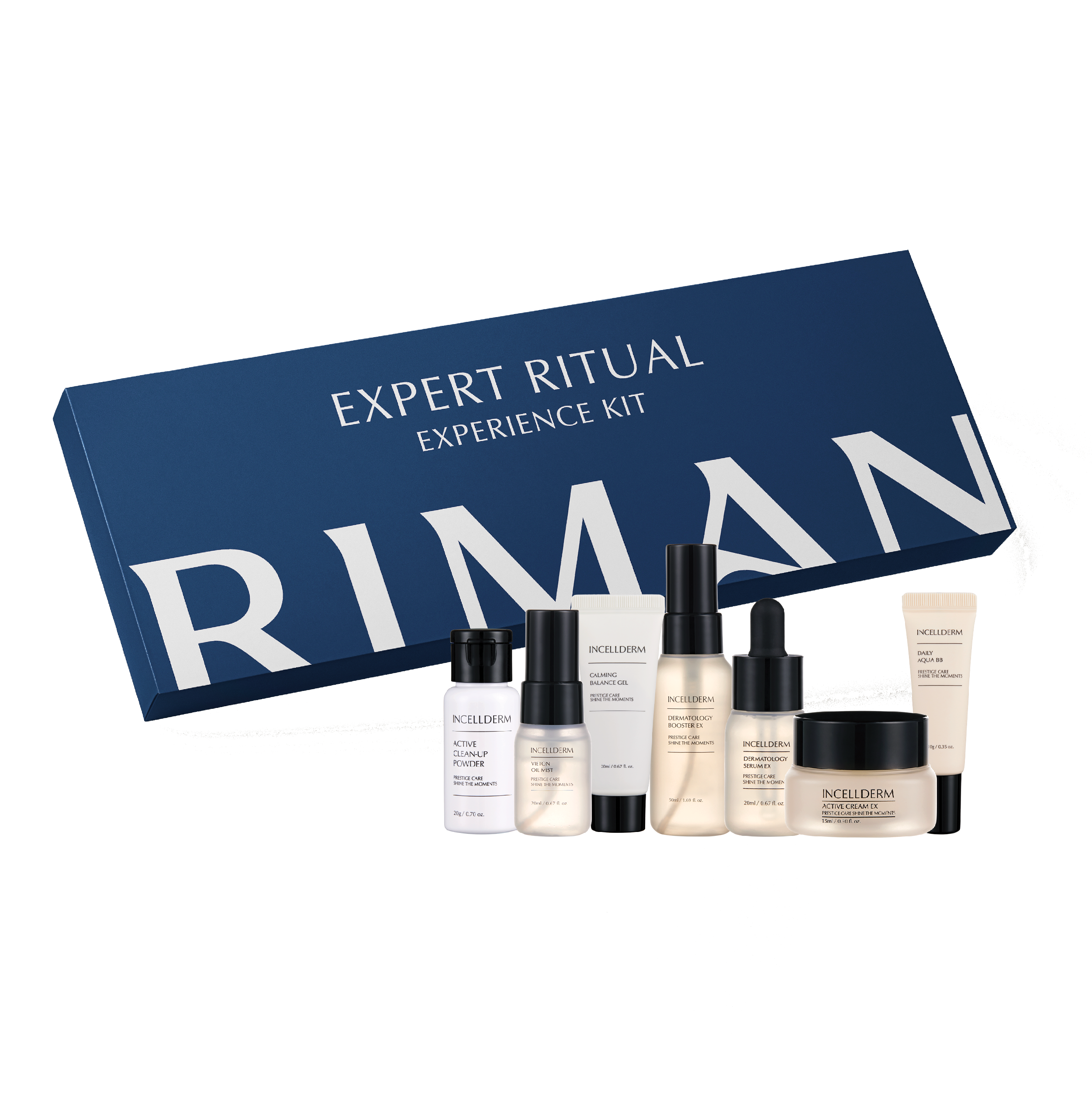 RIMAN Expert Skincare Experience Travel Kit – 7 pcs Essentials
