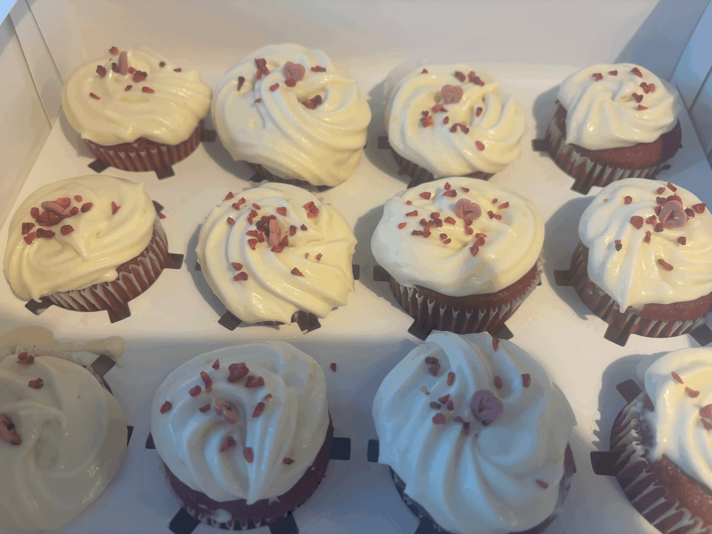 Red Velvet Cupcakes  (Box of 12)