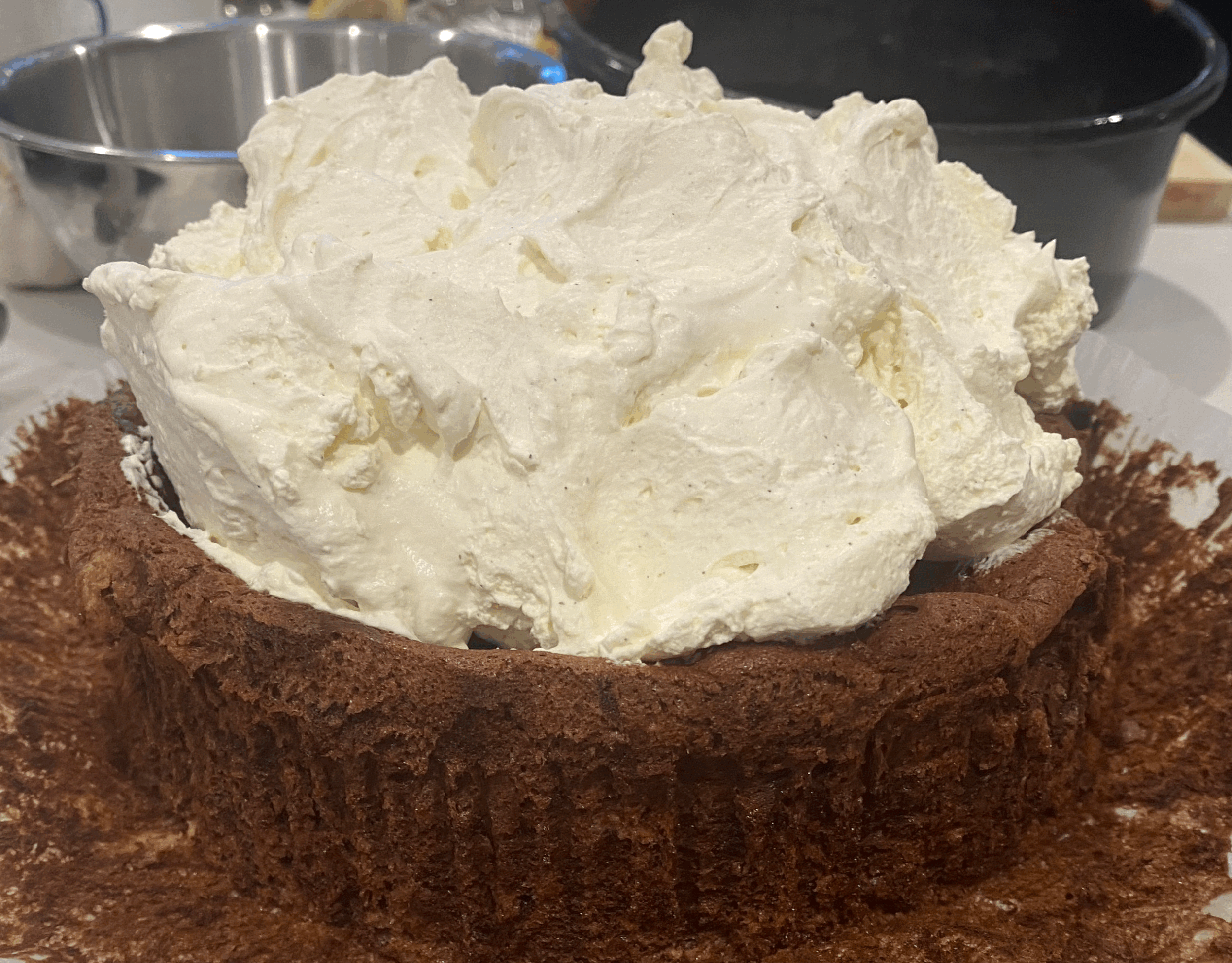 FLOURLESS CLOUD CHOCOLATE CAKE