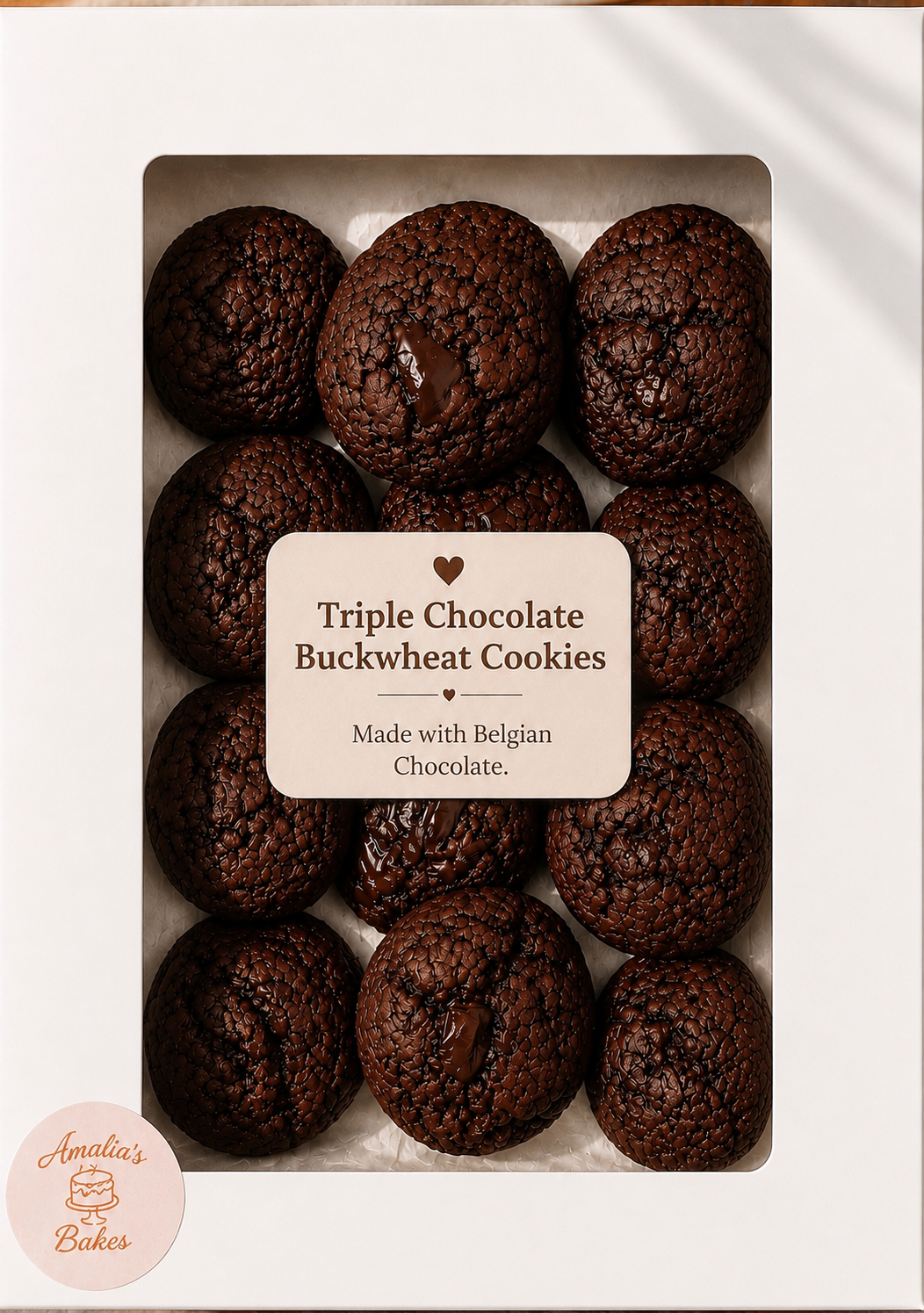 NEW Gluten-Free Triple Chocolate Buckwheat Cookies