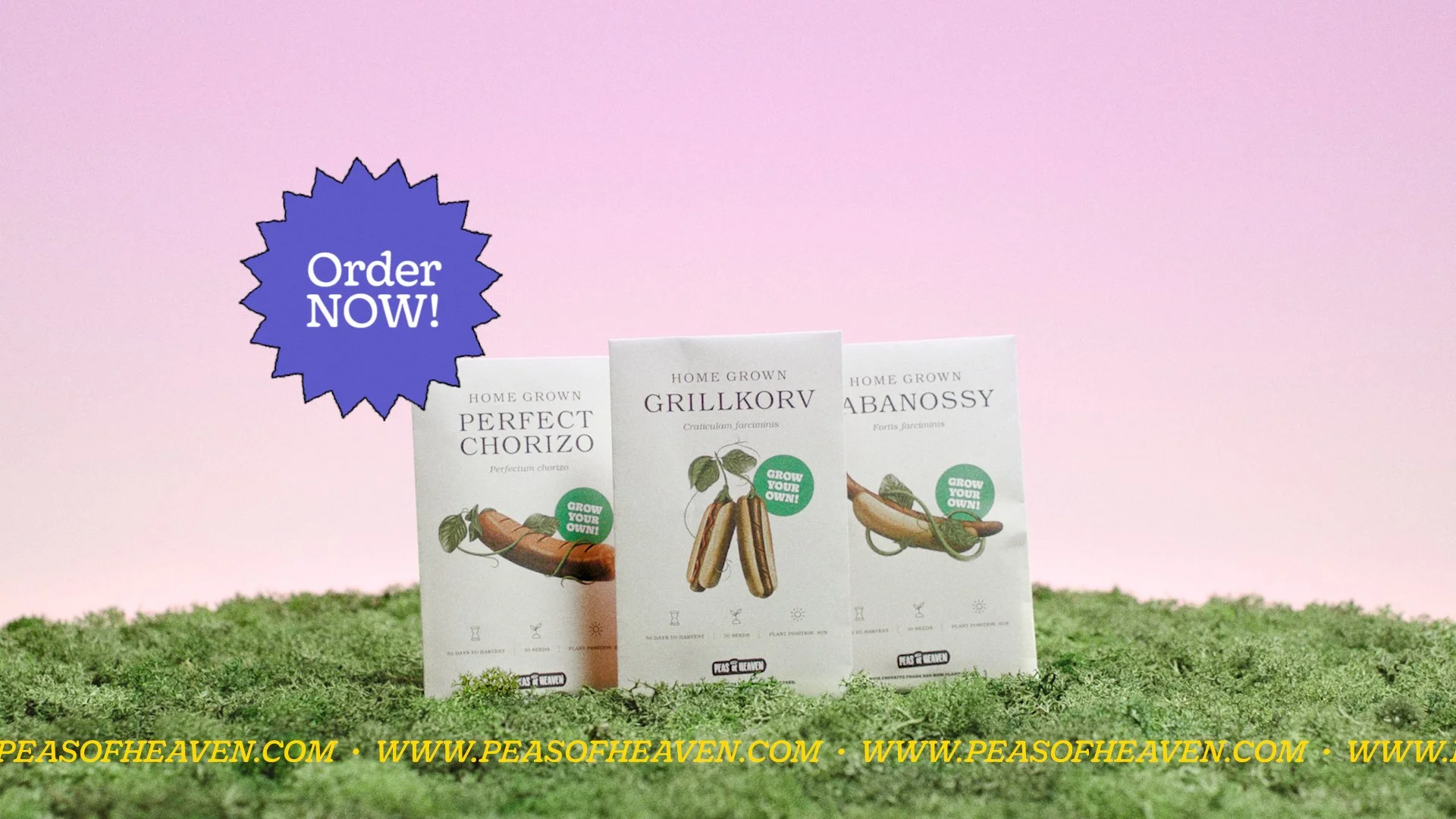 Peas of heaven – Grow Your Own Sausage