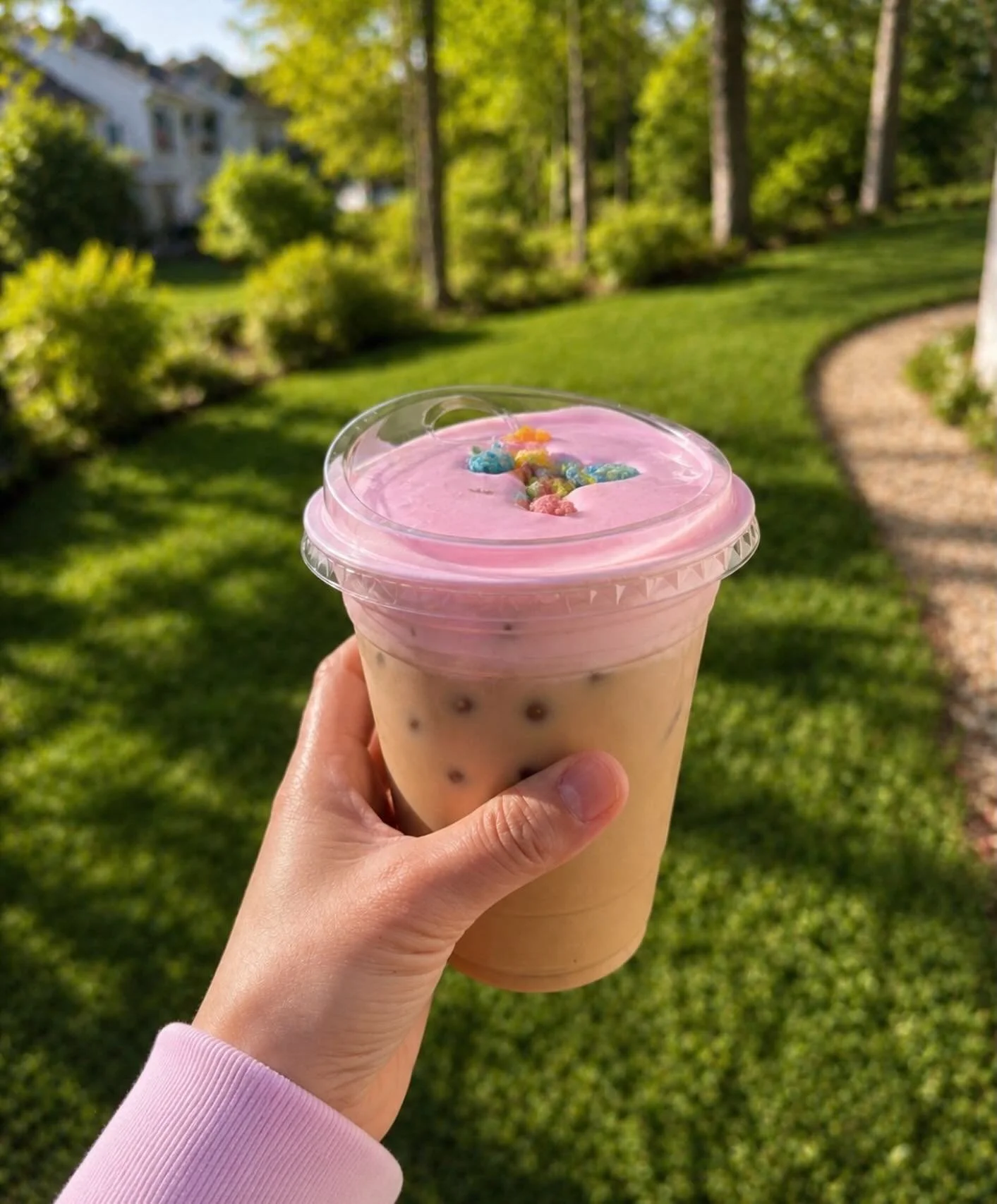 Strawberry Lavender Cloud Latte ☁️🍓
She&rsquo;s pretty AND she tastes good.